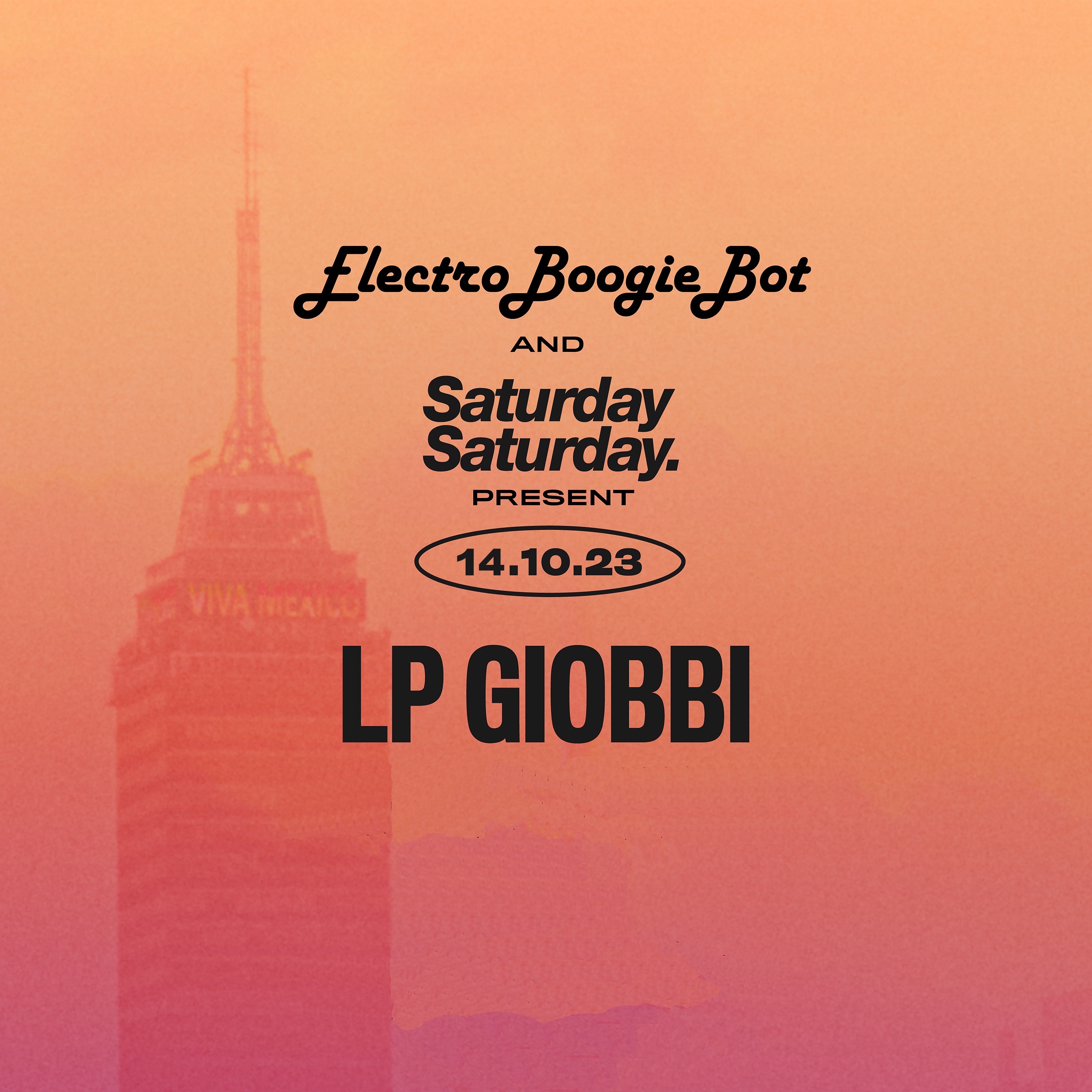ElectroBoogieBot x Saturday Saturday present: LP Giobbi, Oct 14, 2023 (DJ Mix) album cover