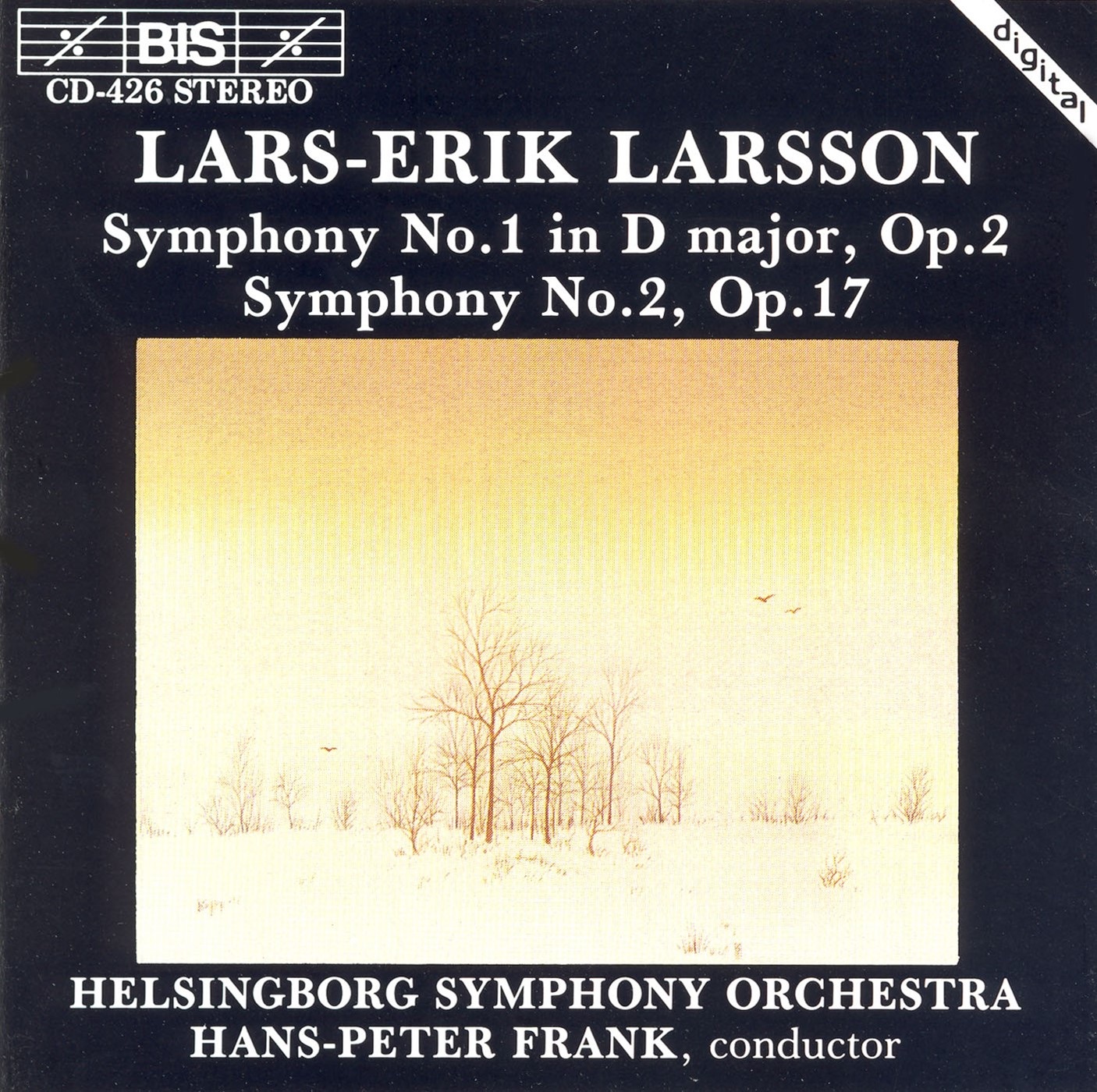 Larsson: Symphonies Nos. 1 and 2 album cover