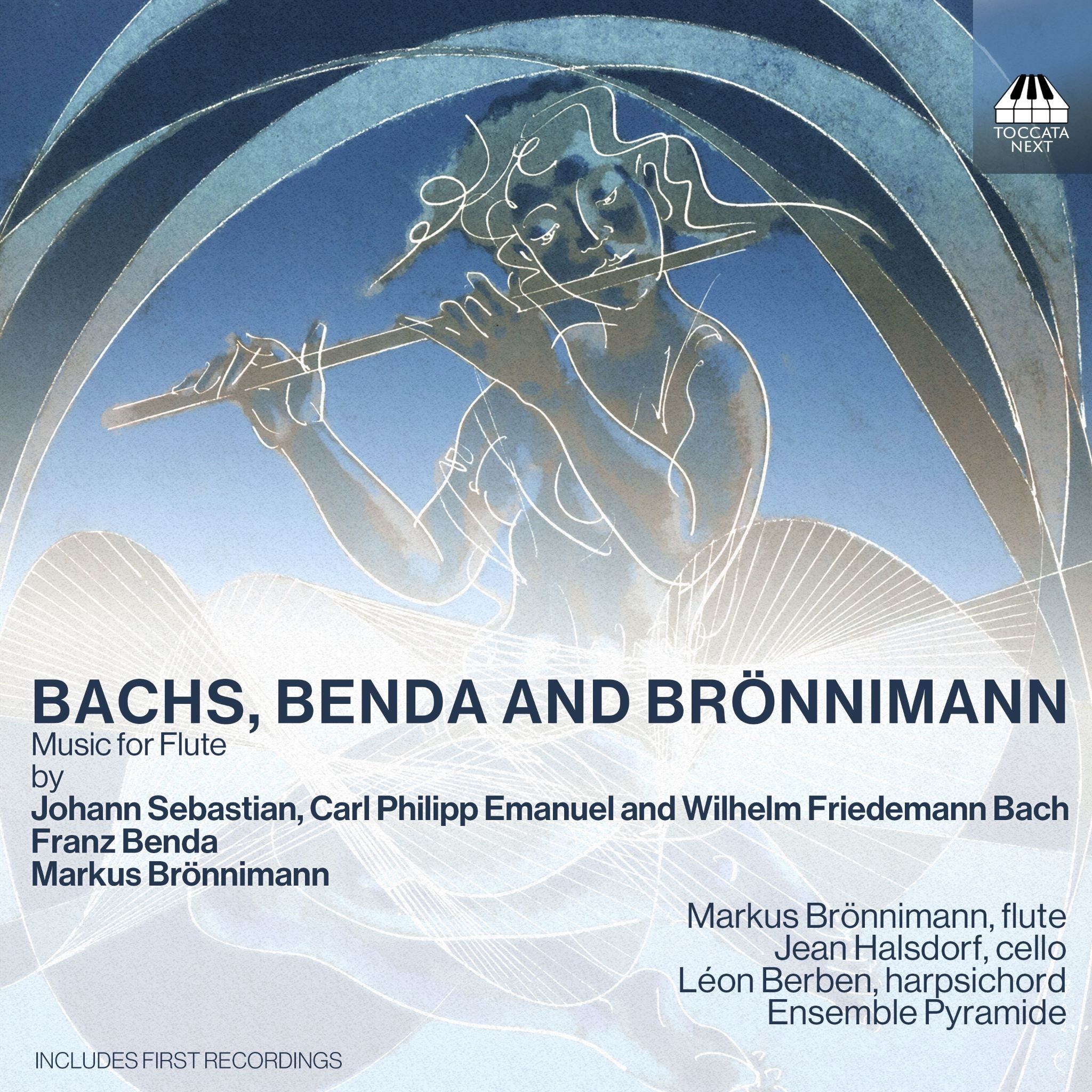 Bachs, Benda & Brönnimann: Music for Flute album cover