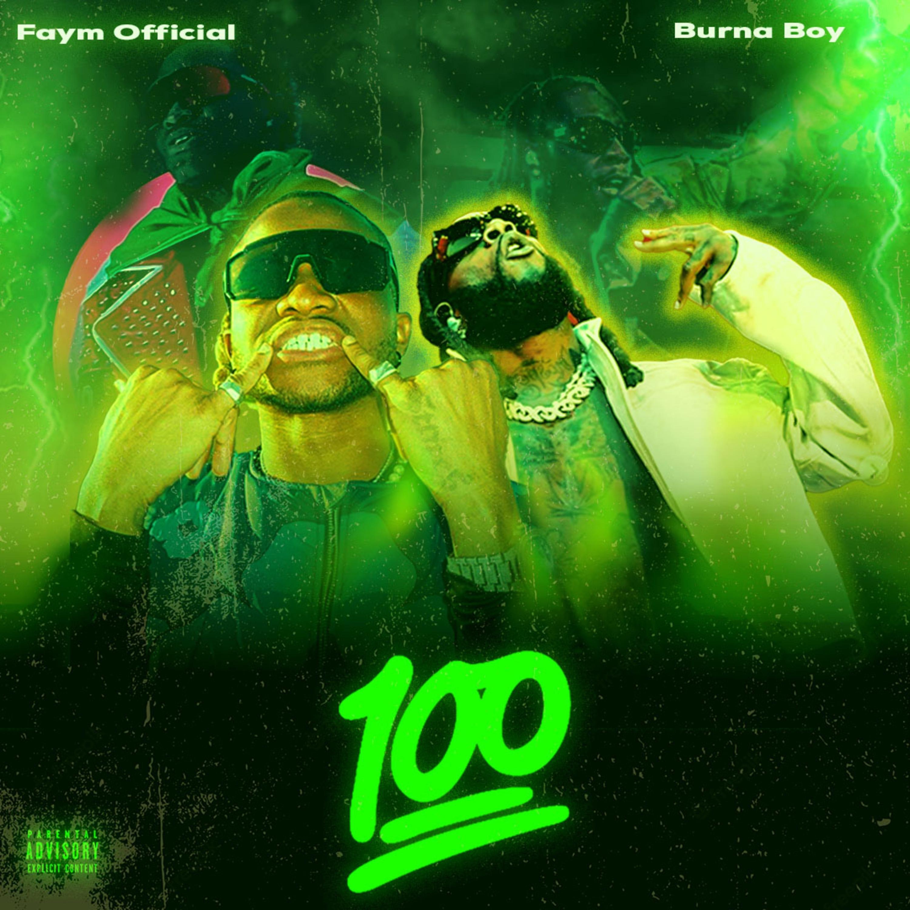 100 (feat. Burna Boy) - Single album cover