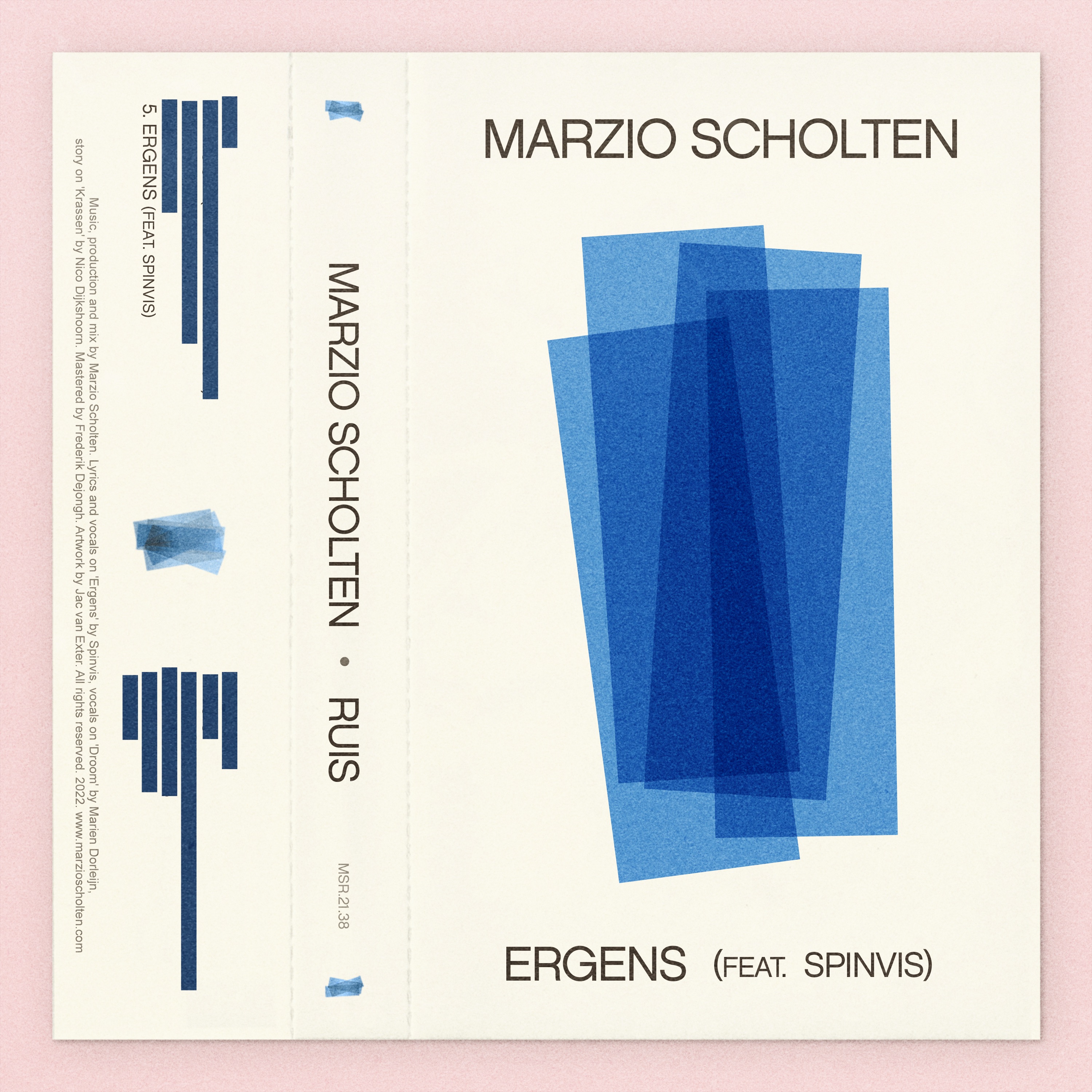 Ergens (feat. Spinvis) - Single album cover