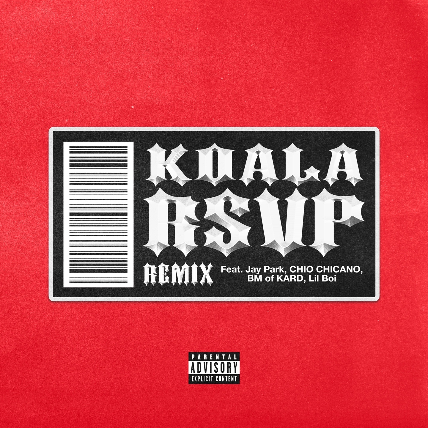 RSVP (feat. Jay Park, CHIO CHICANO, BM & lIlBOI) [Remix] - Single album cover
