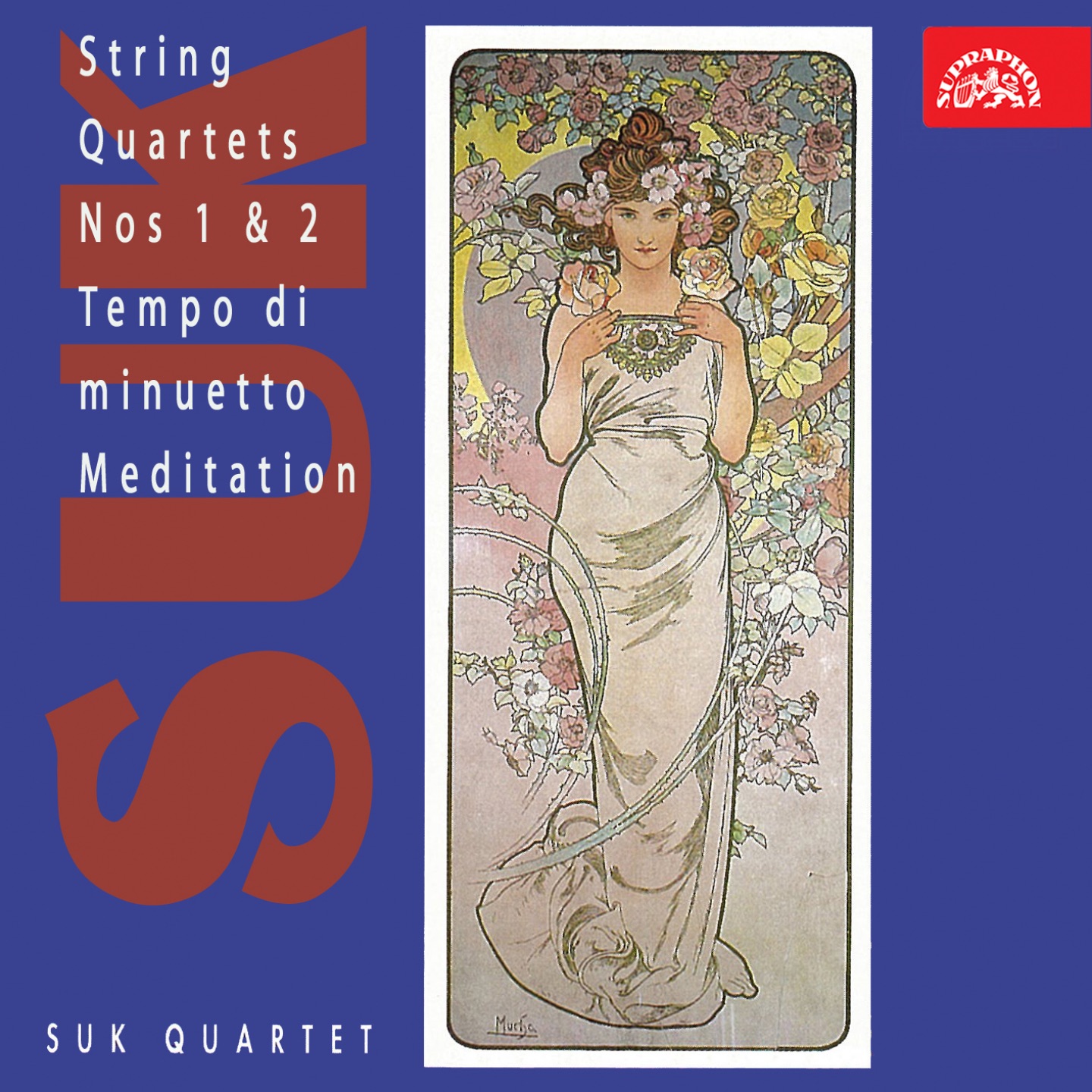 Suk: String Quartets Nos 1 & 2, Tempo di minuetto, Meditation album cover