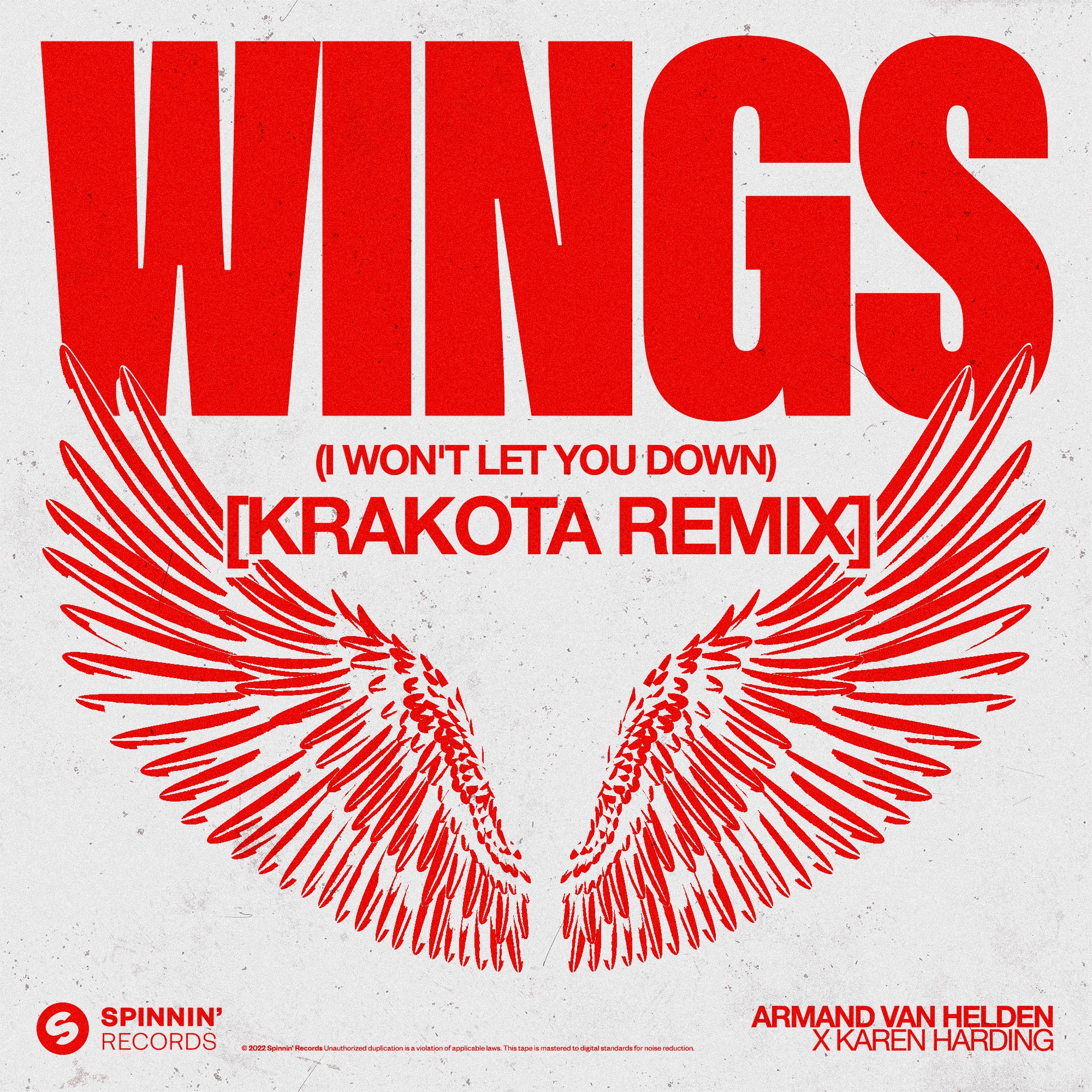 Wings (I Won't Let You Down) [Krakota Remix] - Single album cover
