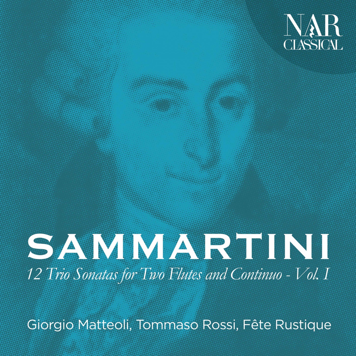 Giuseppe Sammartini - 12 Trio Sonatas for Two Flutes and Continuo, Vol. 1 album cover