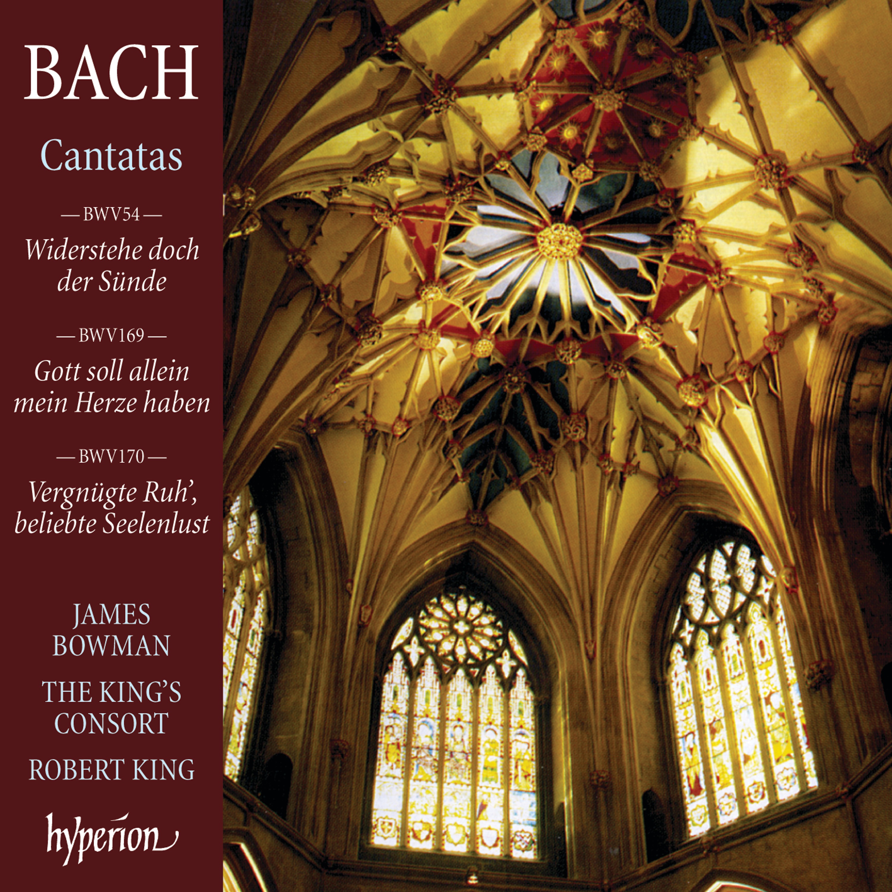 Bach: Cantatas Nos. 54, 169 & 170 album cover