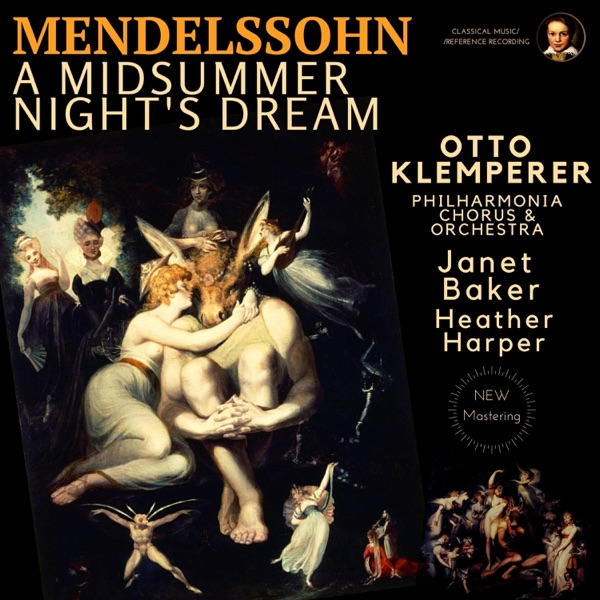 Mendelssohn: A Midsummer Night’s Dream by Otto Klemperer album cover