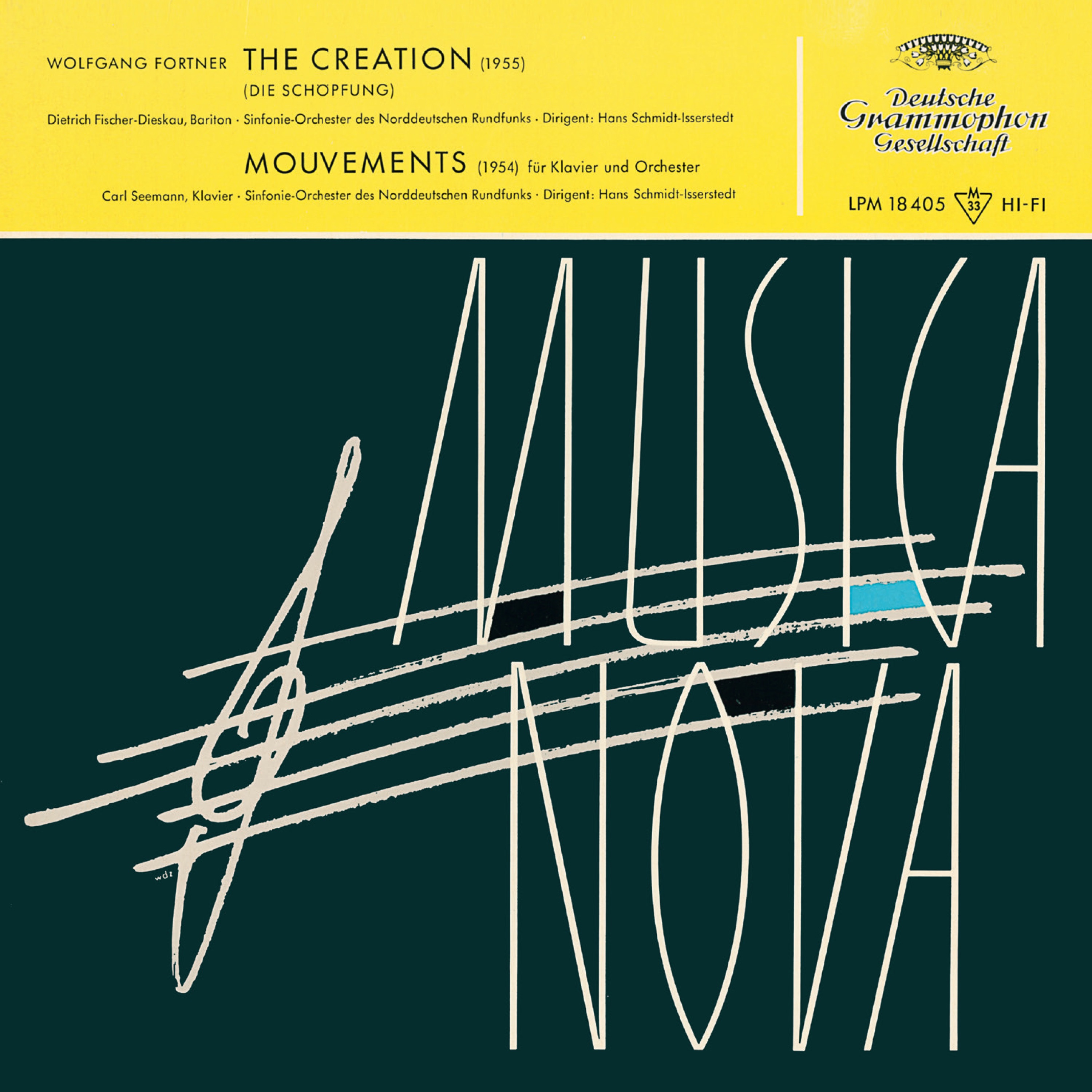 Fortner: The Creation, Mouvements für Klavier und Orchester; Ravel: Piano Concerto in G Major (Hans  album cover