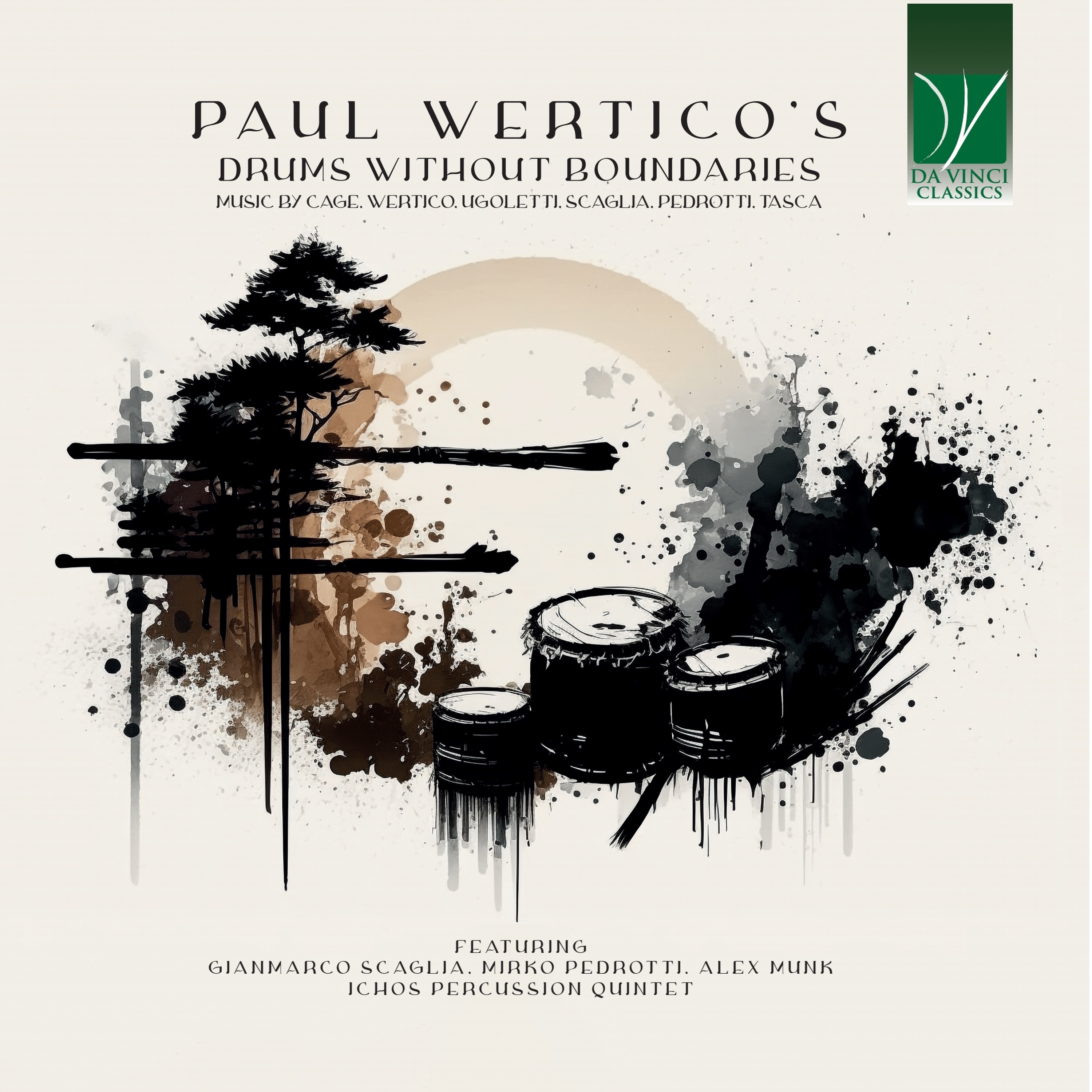 Paul Wertico's Drums Without Boundaries (Music by Cage, Wertico, Ugoletti, Scaglia, Pedrotti, Tasca) album cover