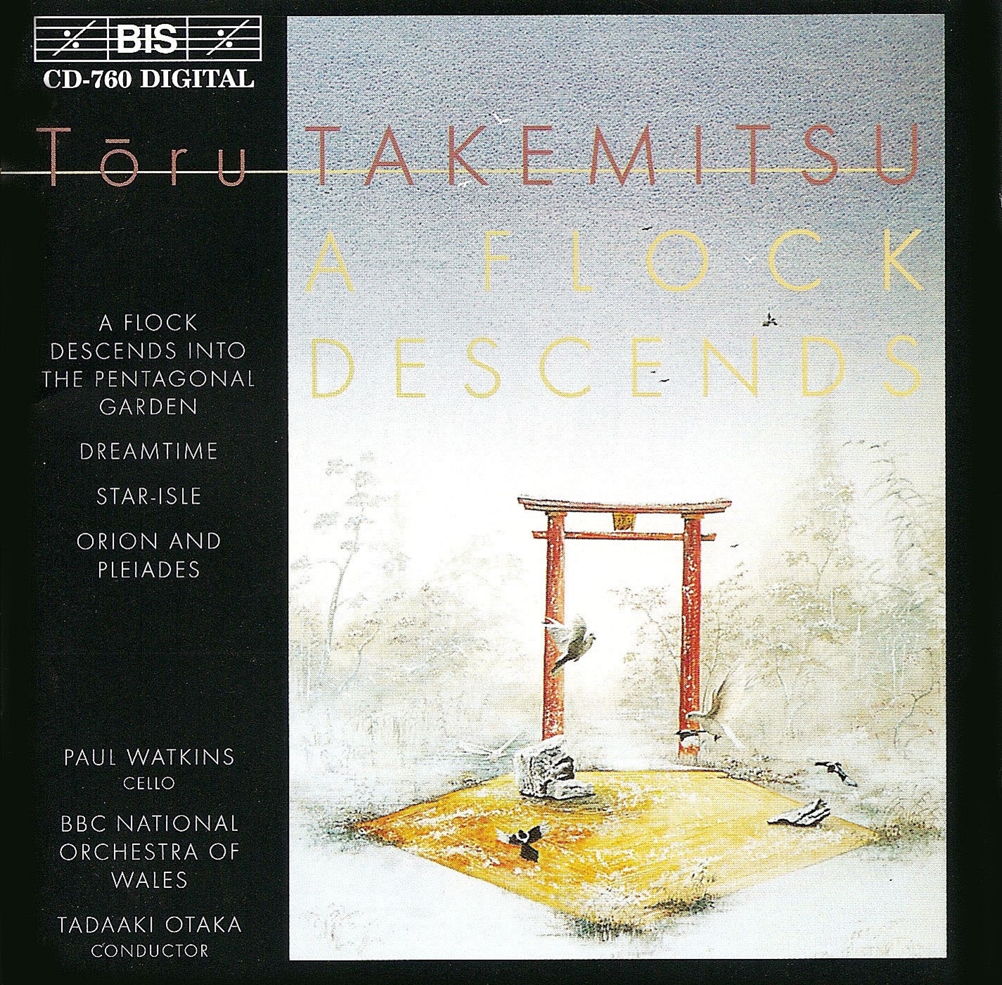 Takemitsu: Flock Descends Into the Pentagonal Garden (A) album cover