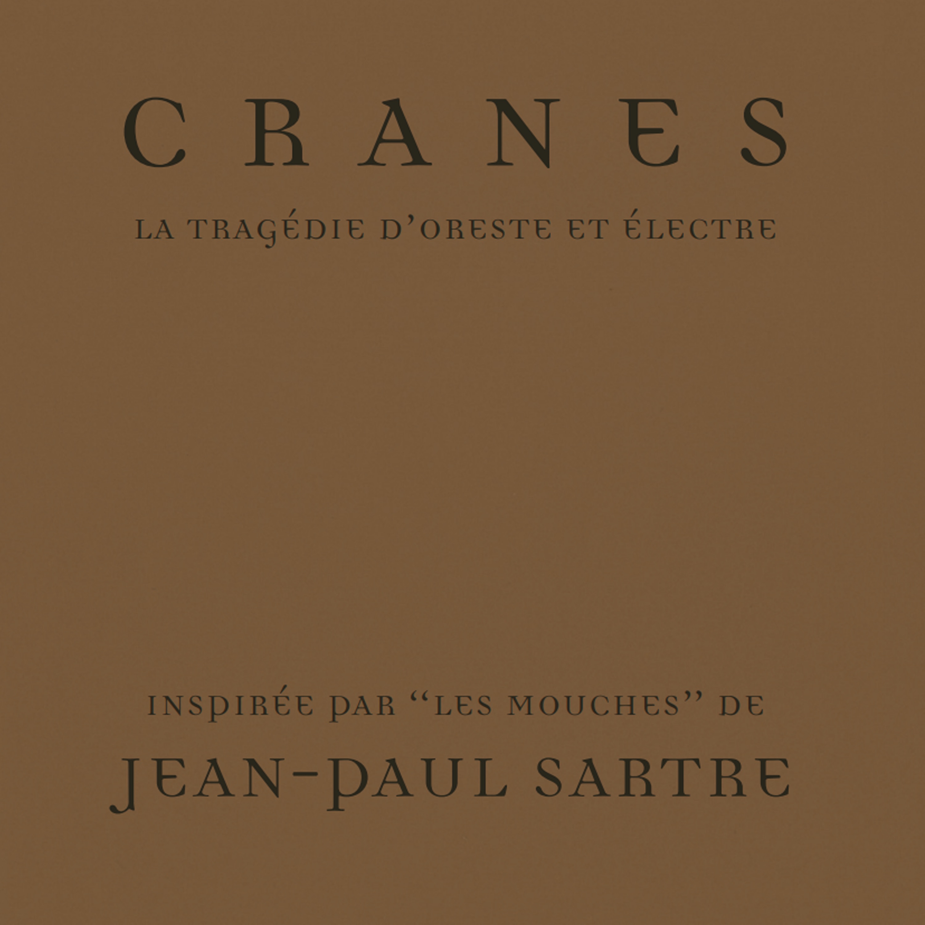 La Tragédie D'Oreste Et Électre album cover