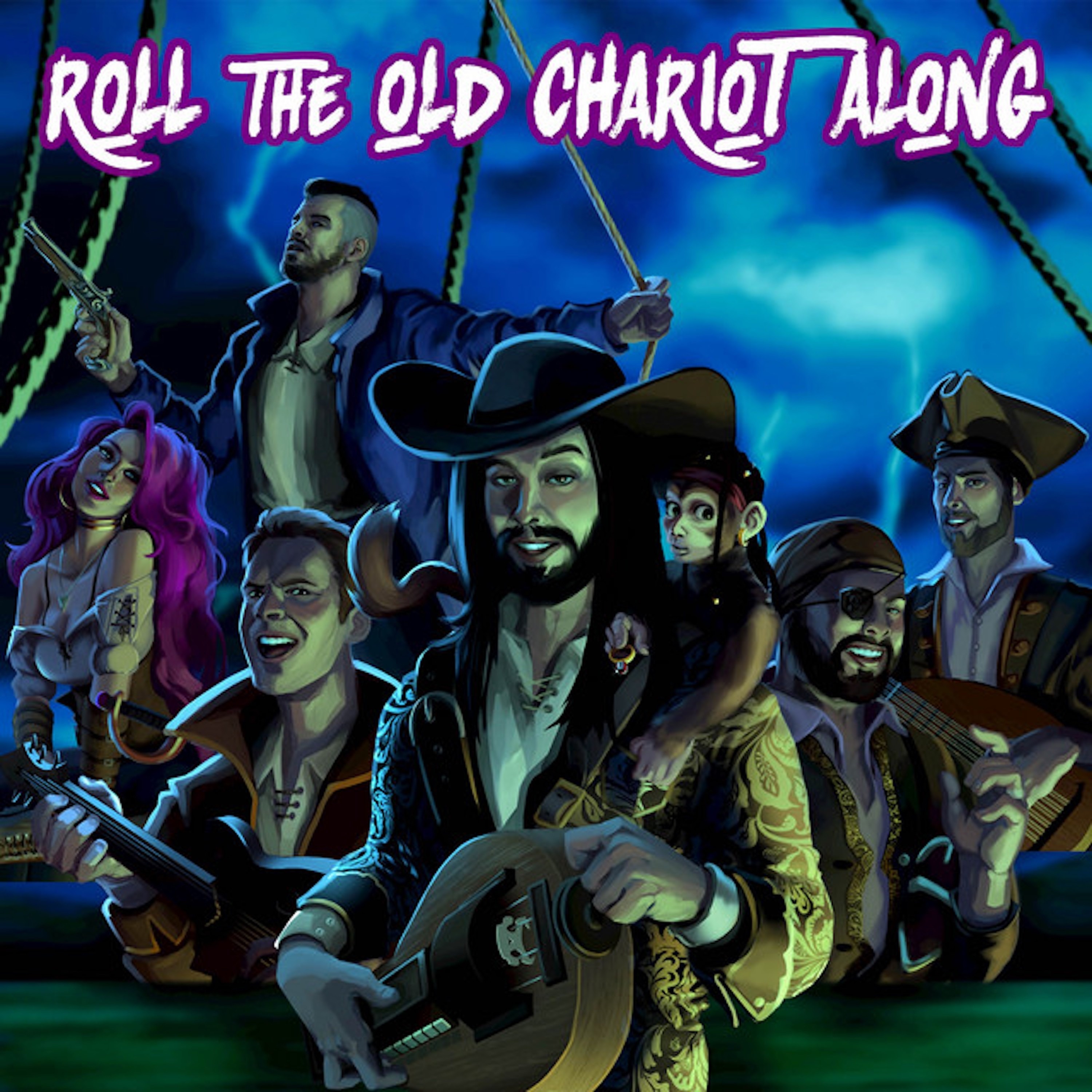 Roll the Old Chariot Along - EP album cover