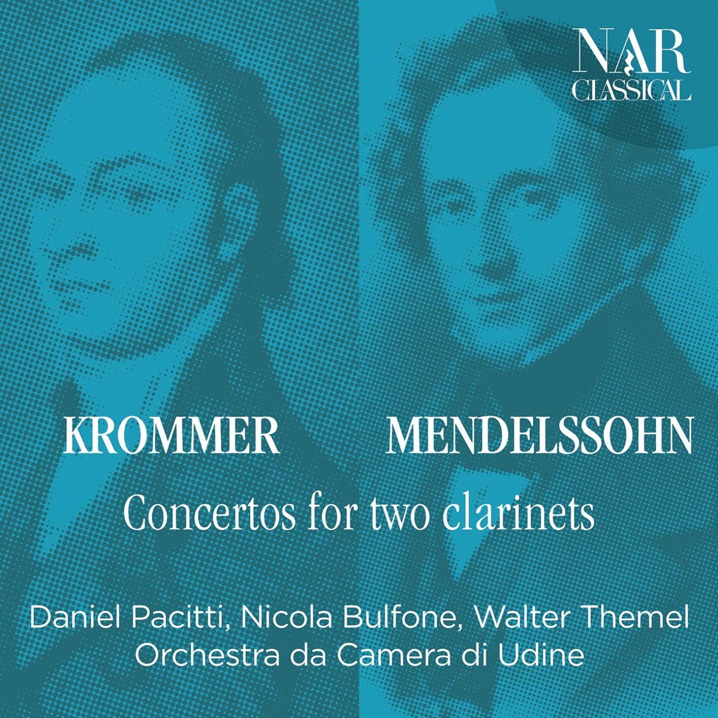 Krommer, Mendelssohn: Concertos for Two Clarinets album cover