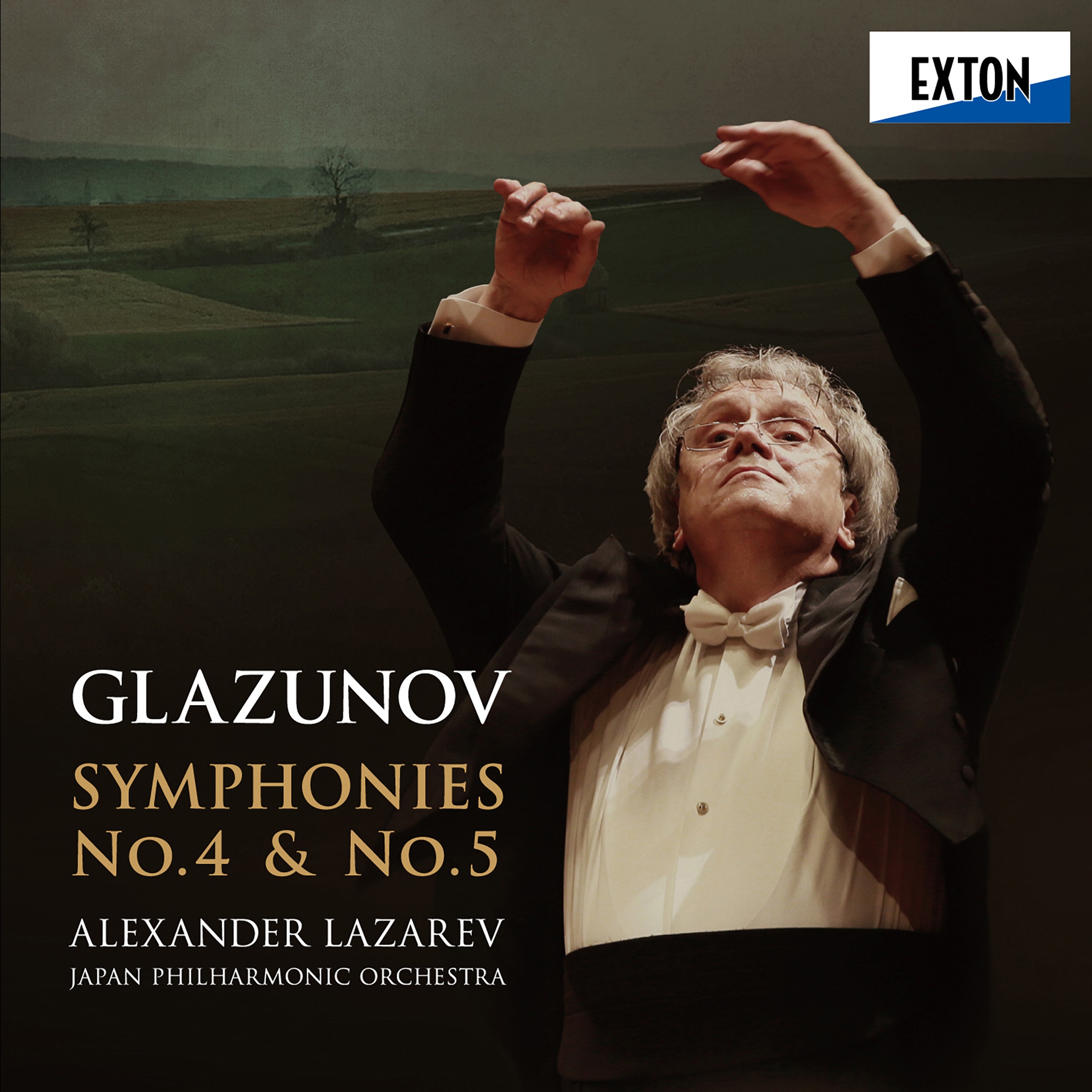 Glazunov: Symphony No. 4 & No. 5 album cover