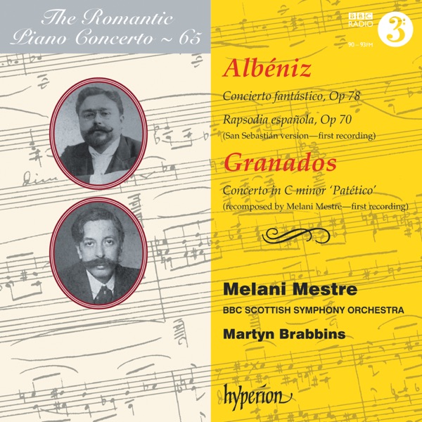 Albéniz: Concierto fantástico – Granados: Concerto "Patético" (Hyperion Romantic Piano Concerto, Vol album cover