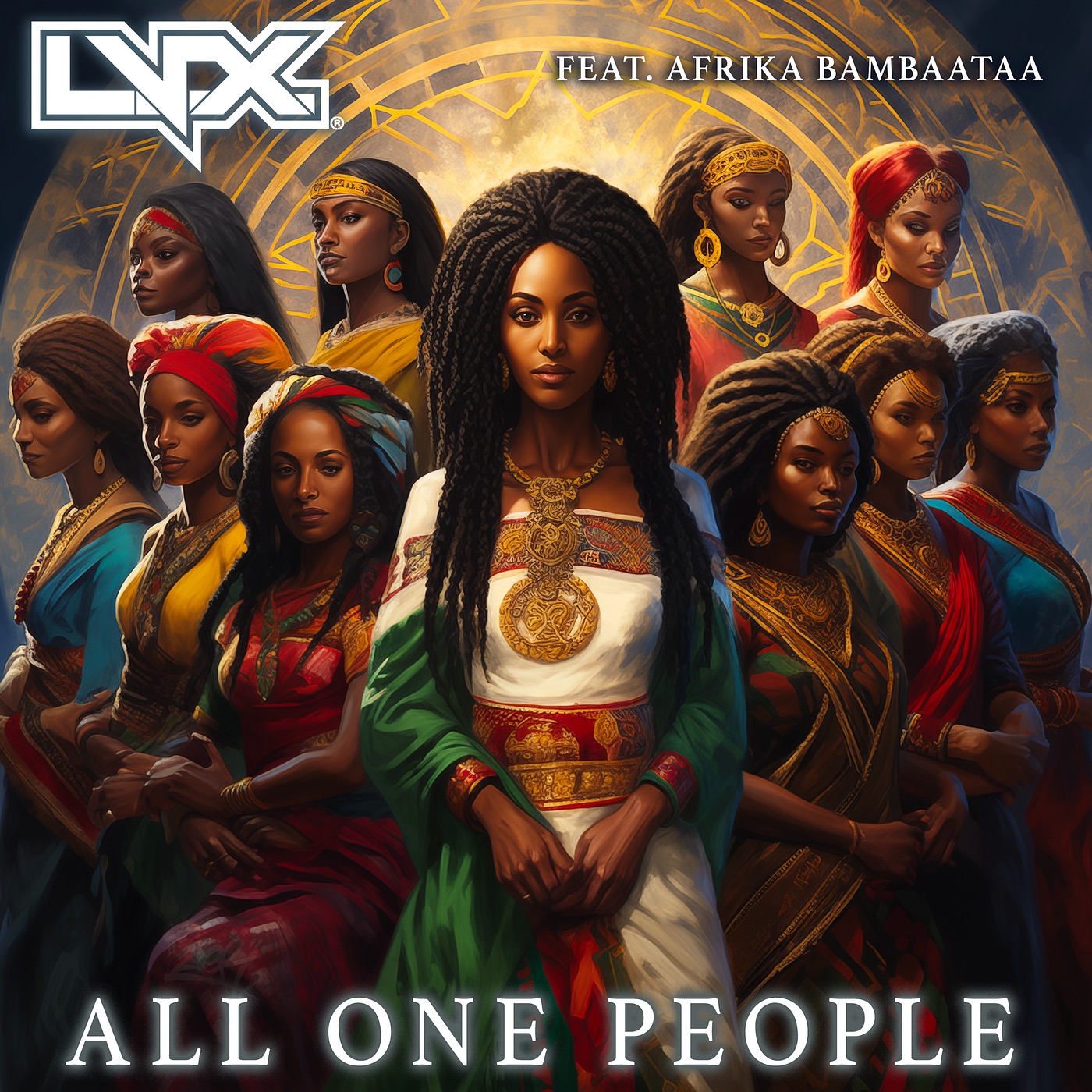All One People - Single (feat. Afrika Bambaataa) - Single album cover