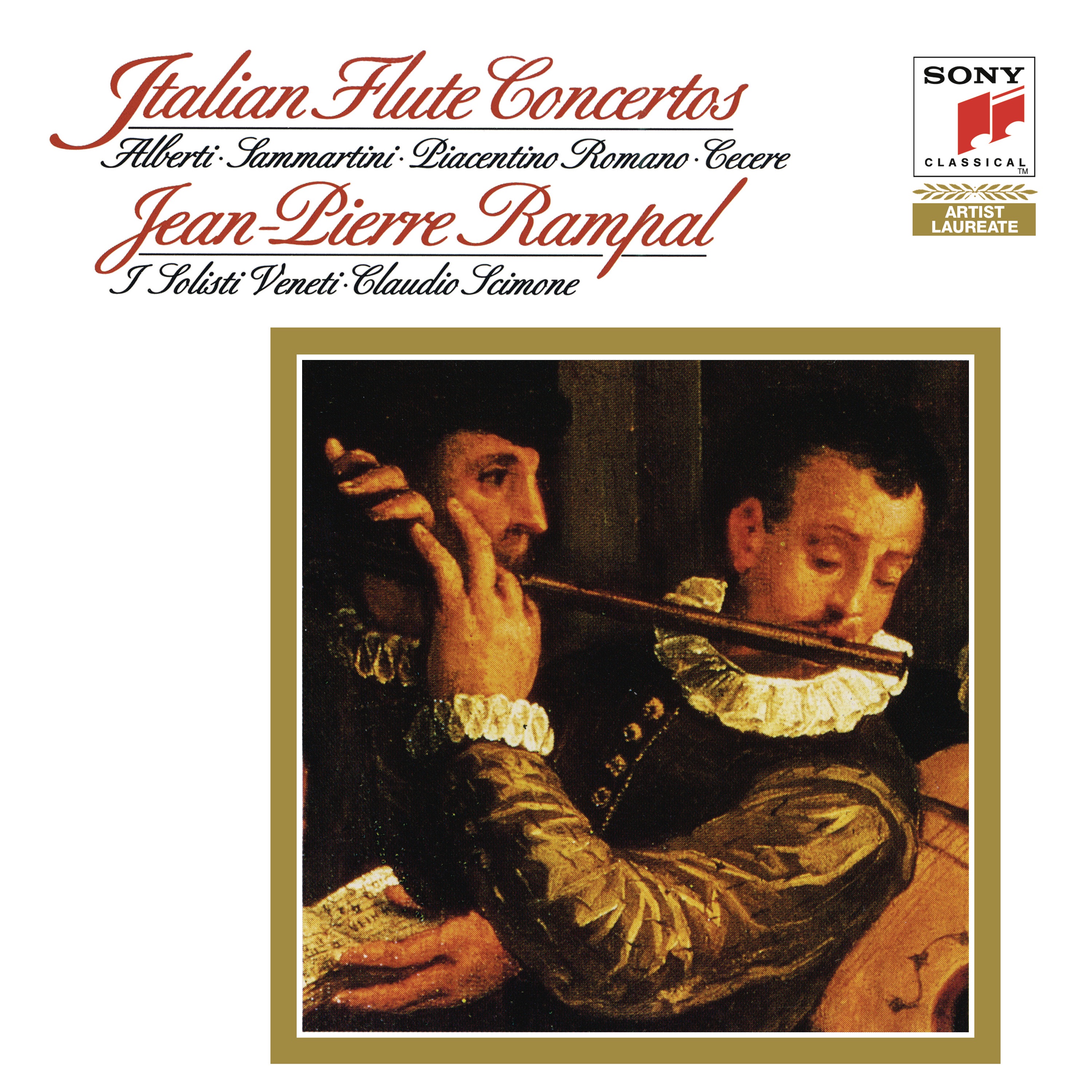 Italian Flute Concertos album cover