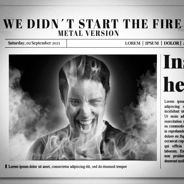 We Didn't Start the Fire (Metal Version) - Single album cover