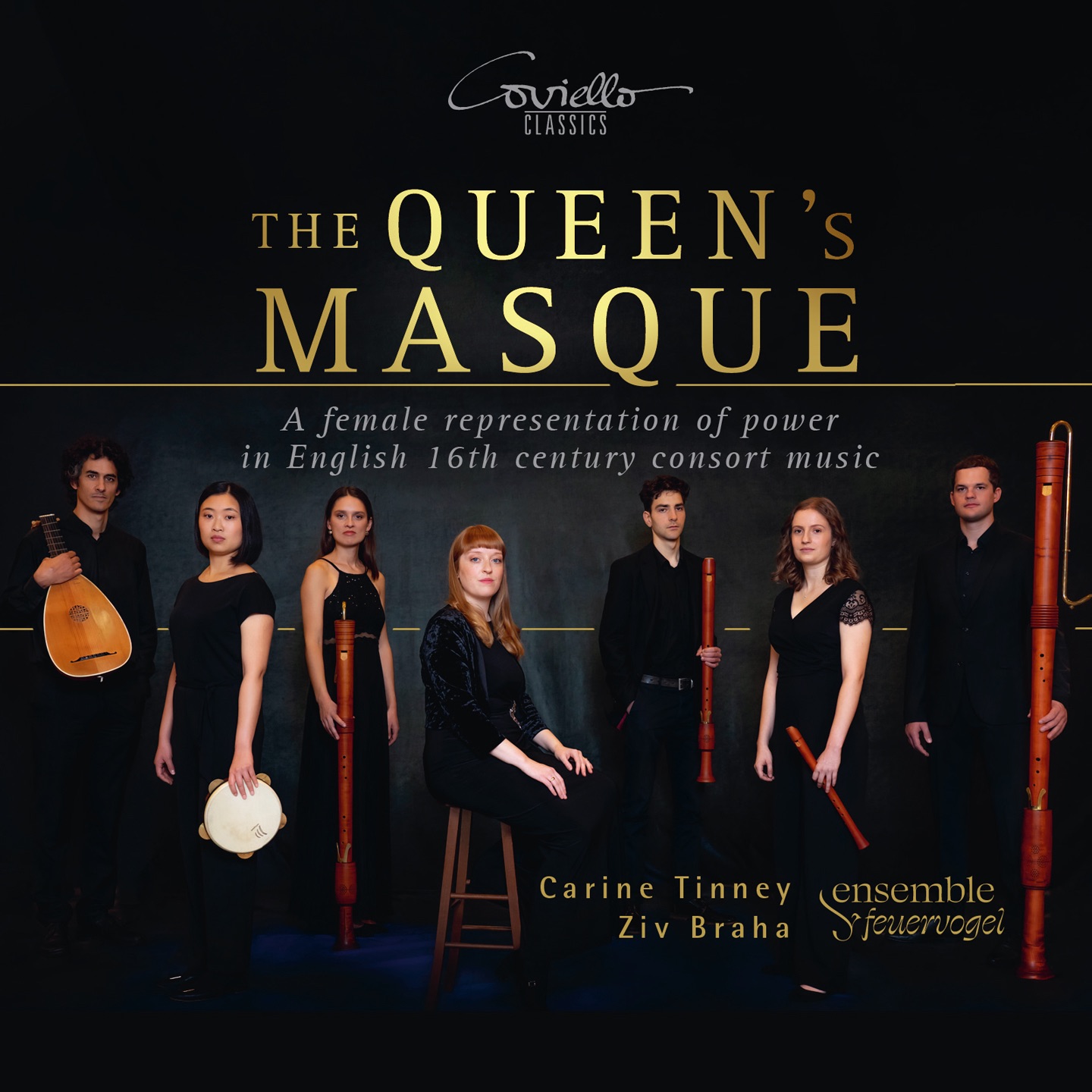 The Queen's Masque (A Female Representation of Power in English 16th Century Consort Music) album cover