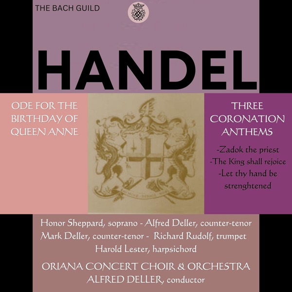 Handel: Ode for the Birthday of Queen Anne & Three Coronation Odes album cover