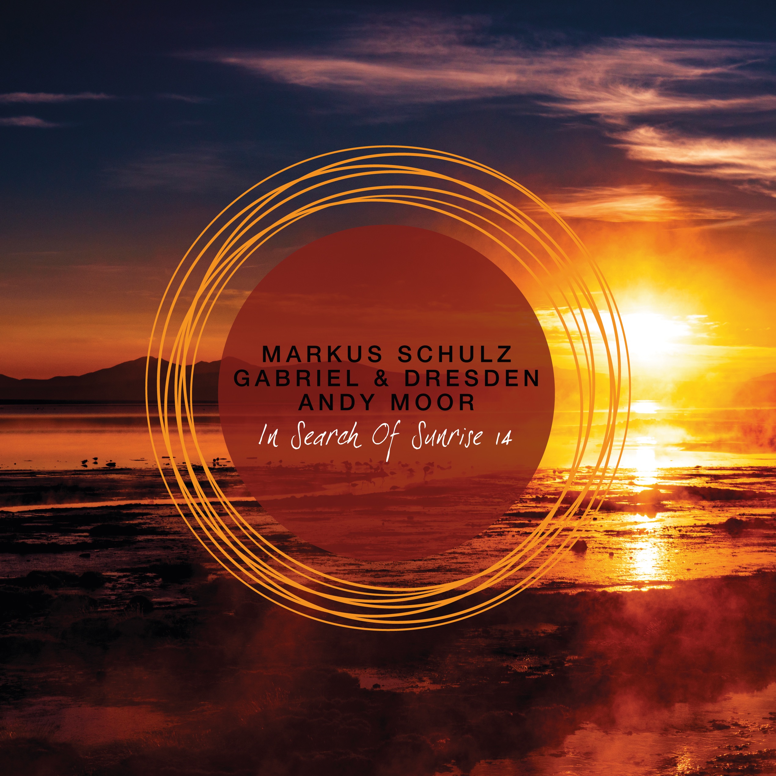 In Search of Sunrise 14 Mixed by Markus Schulz, Gabriel & Dresden and Andy Moor album cover