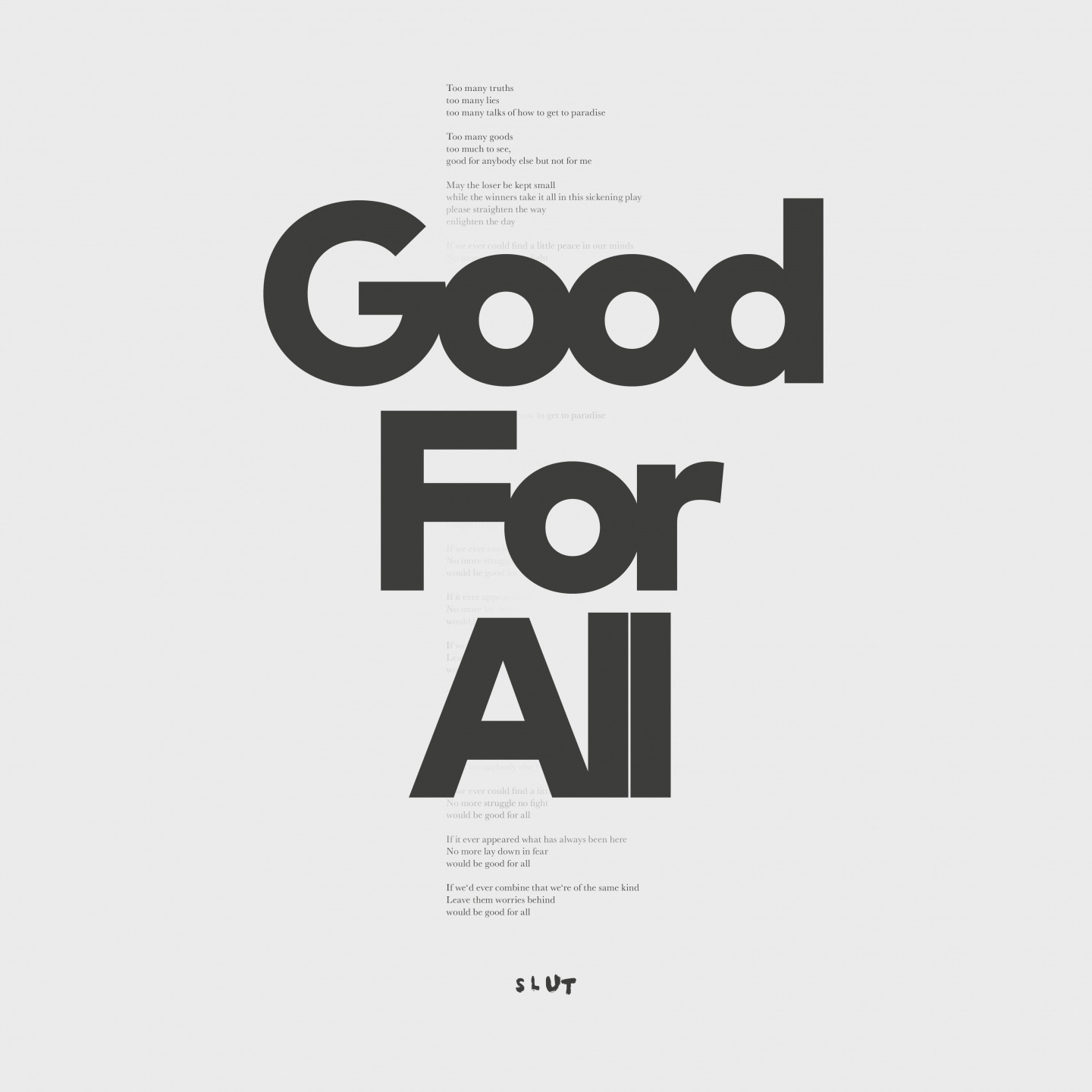 Good for All - Single album cover