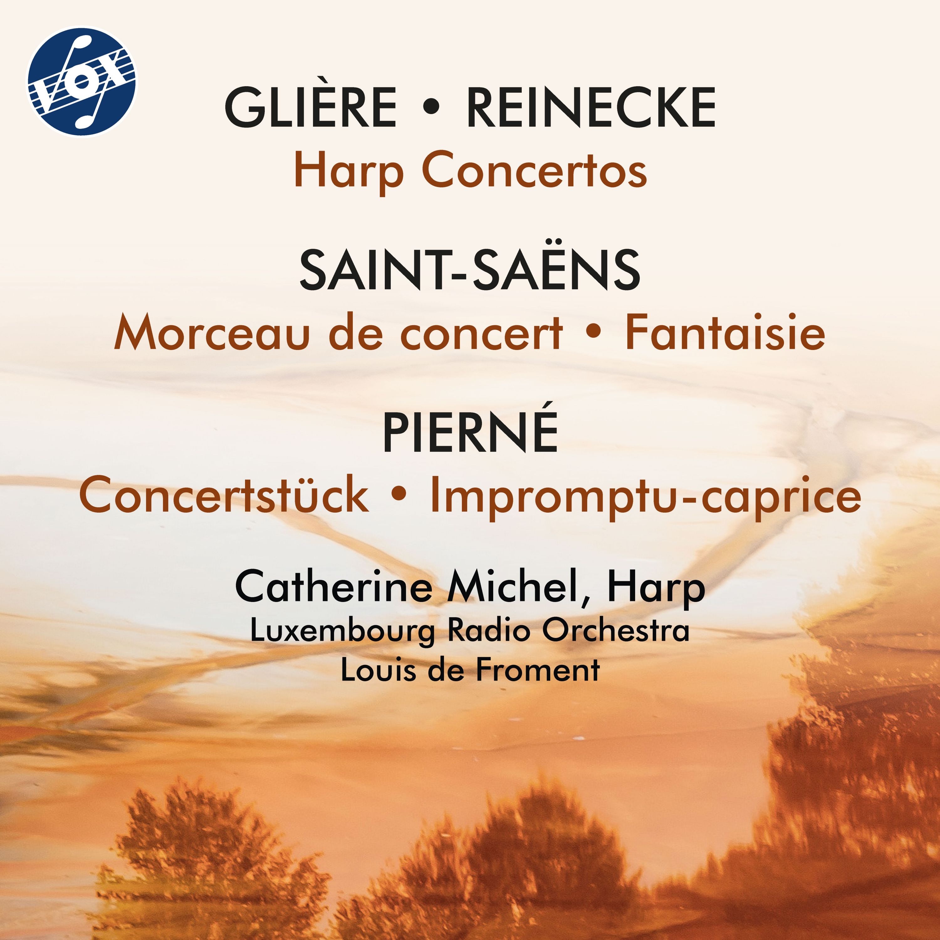Glière, Reinecke & Others: Works for Harp album cover