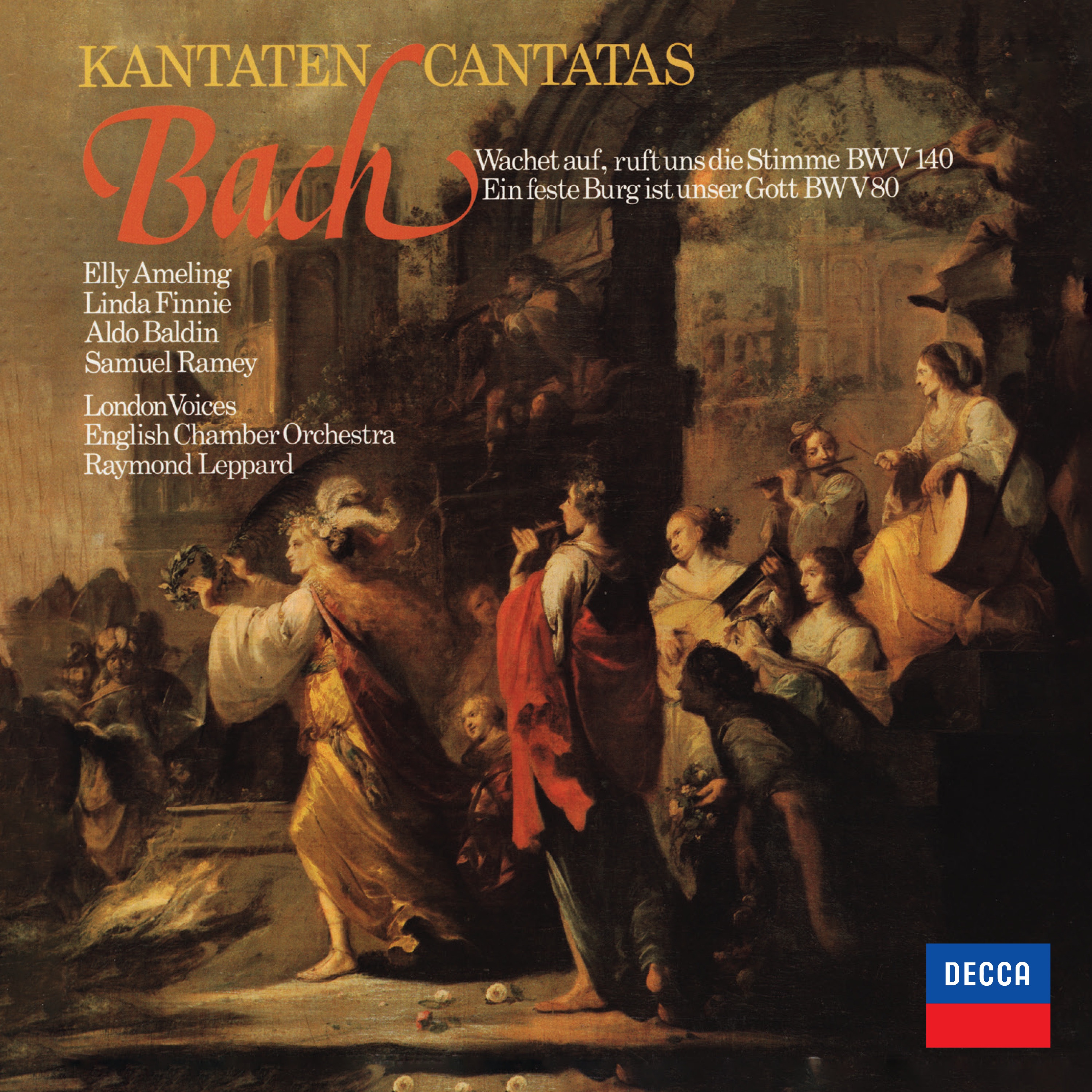 J.S. Bach: Cantata 'Wachet auf, ruft uns die Stimme' BWV 140; Cantata BWV 80 (Elly Ameling – The Bac album cover