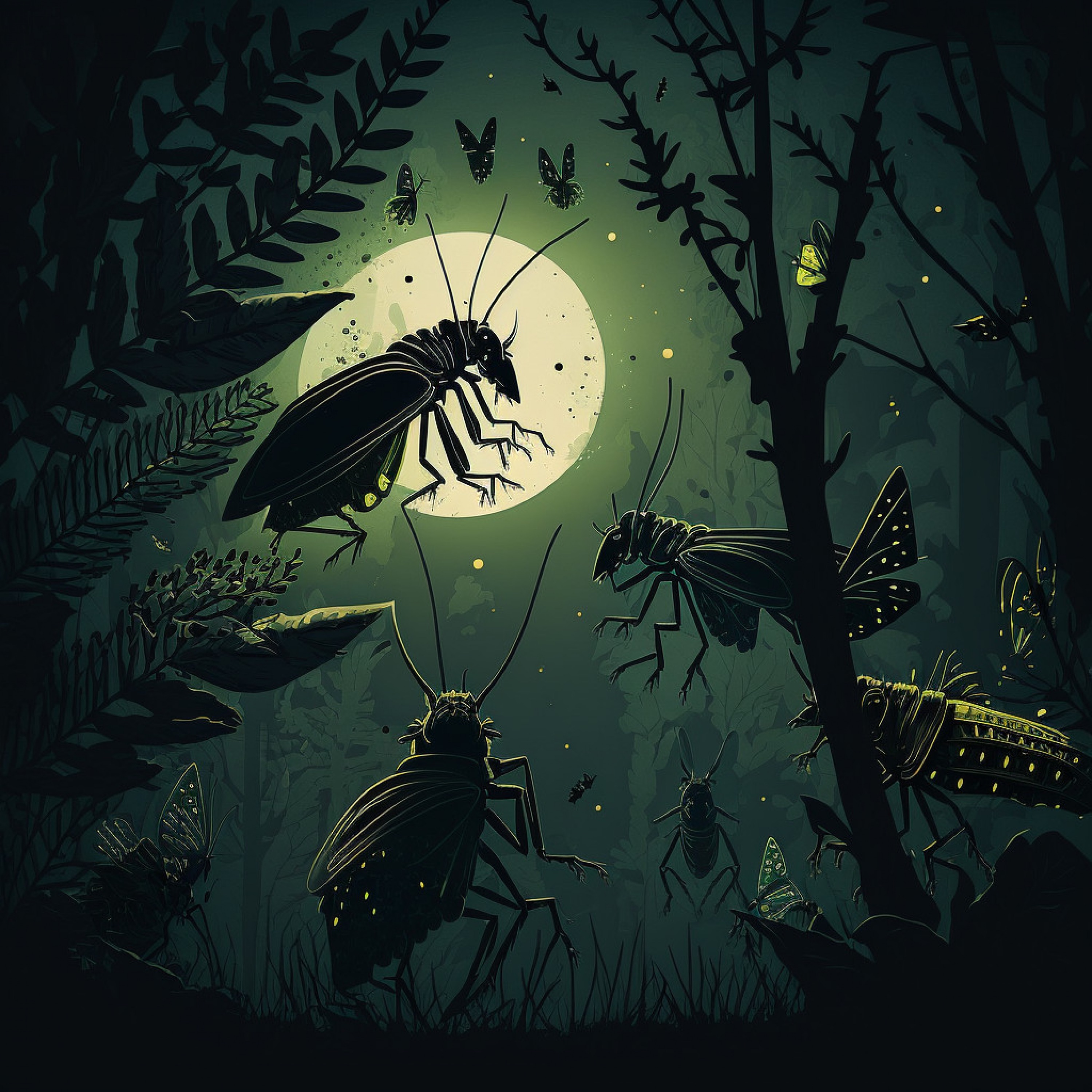 Billowing Cricket Nature Sounds for Deep Rest album cover