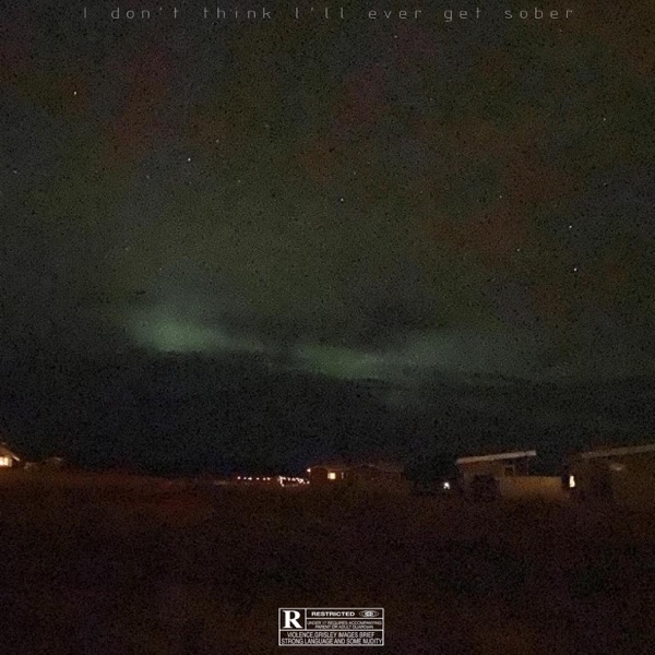 I don't think I'll ever get sober - Single album cover