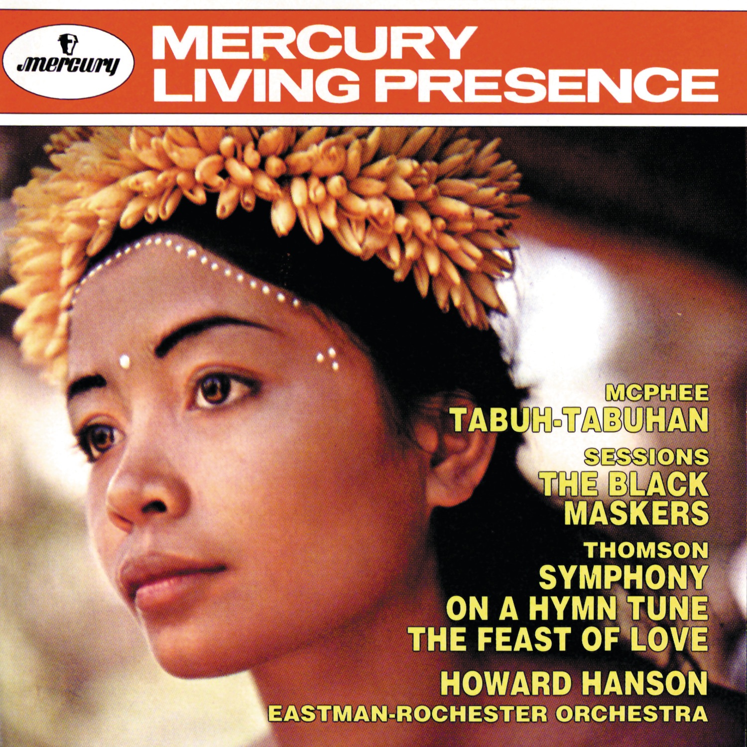 McPhee: Tabuh-Tabuhan; Sessions: The Black Maskers; Thomson: Symphony On A Hymn Tune; The Feast of L album cover