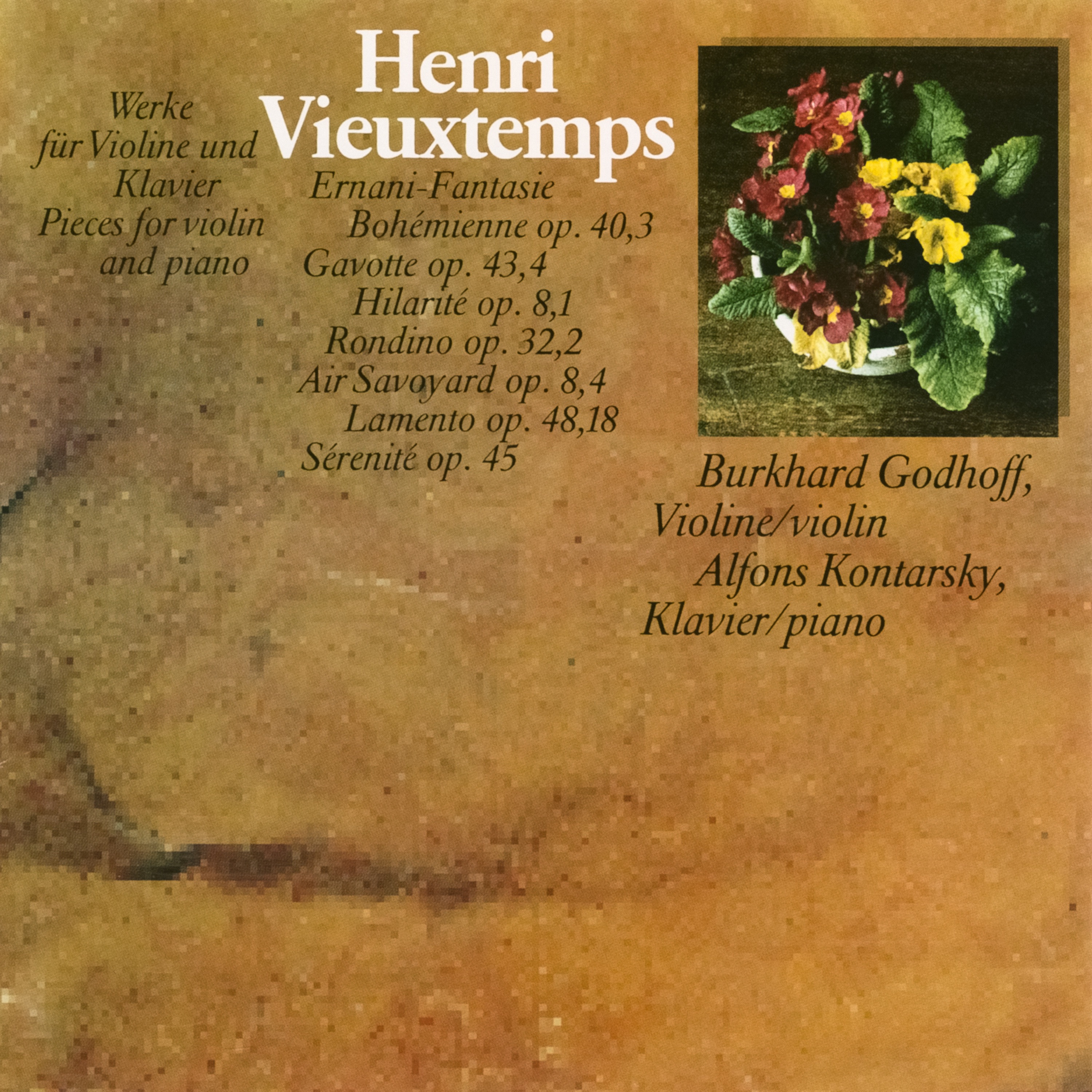 Henri Vieuxtemps: Pieces for Violin and Piano, Vol. II album cover