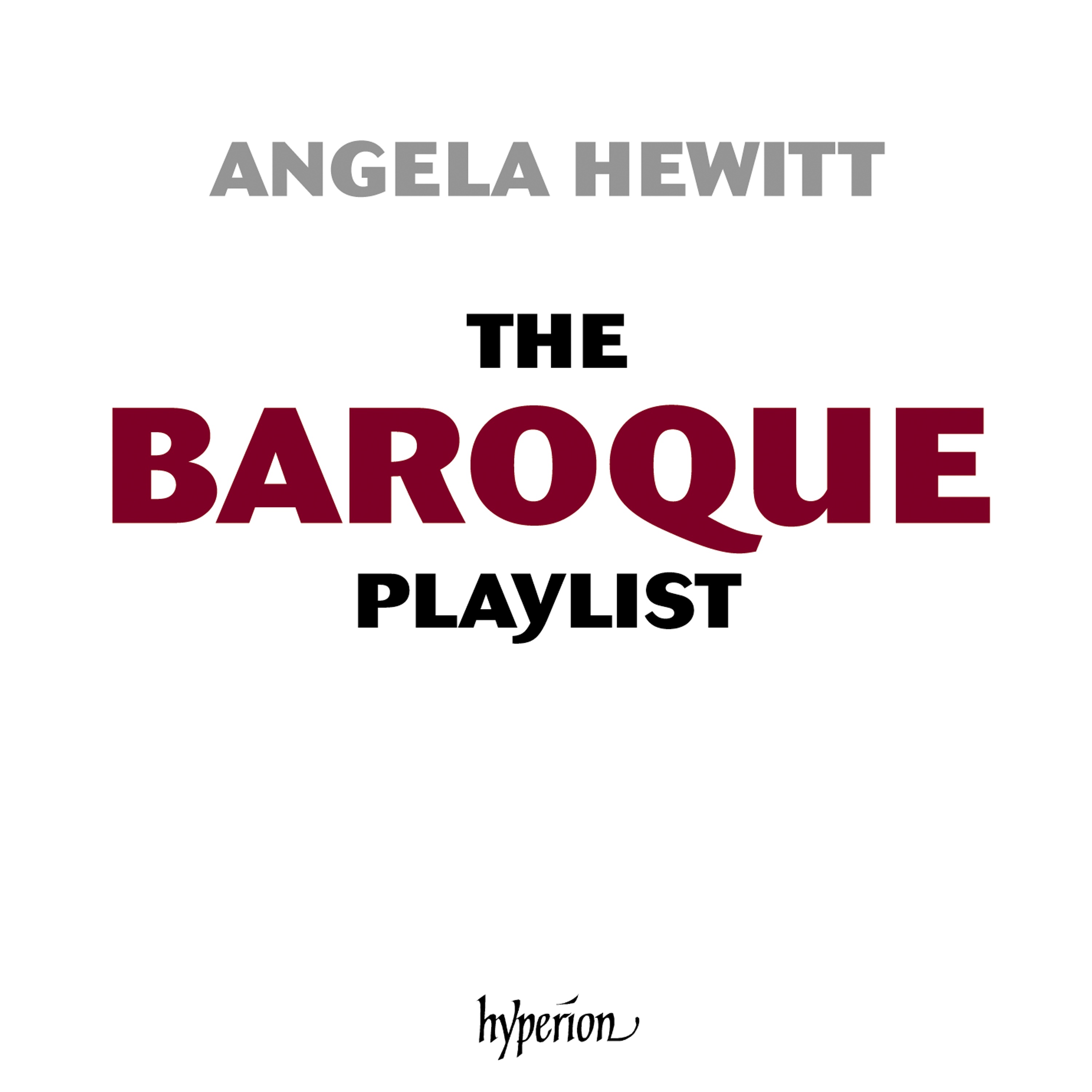 The Angela Hewitt Baroque Playlist album cover