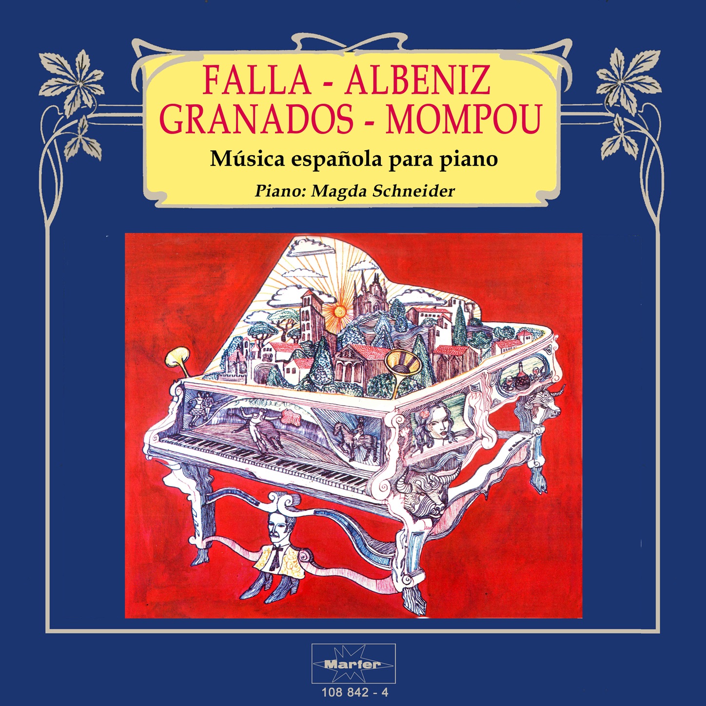 Música española para piano: Falla - Albéniz - Granados - Mompou album cover