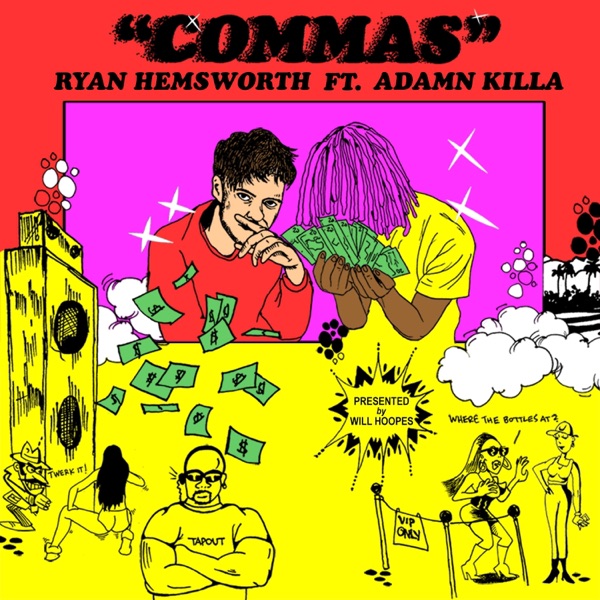 Commas (feat. Adamn Killa) - Single album cover