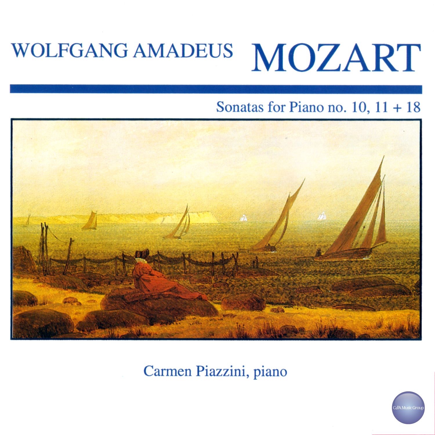 Mozart: Sonatas for Piano No. 10, 11 + 18 album cover