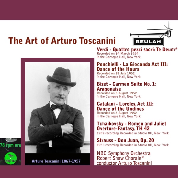 The Art of Arturo Toscanini album cover