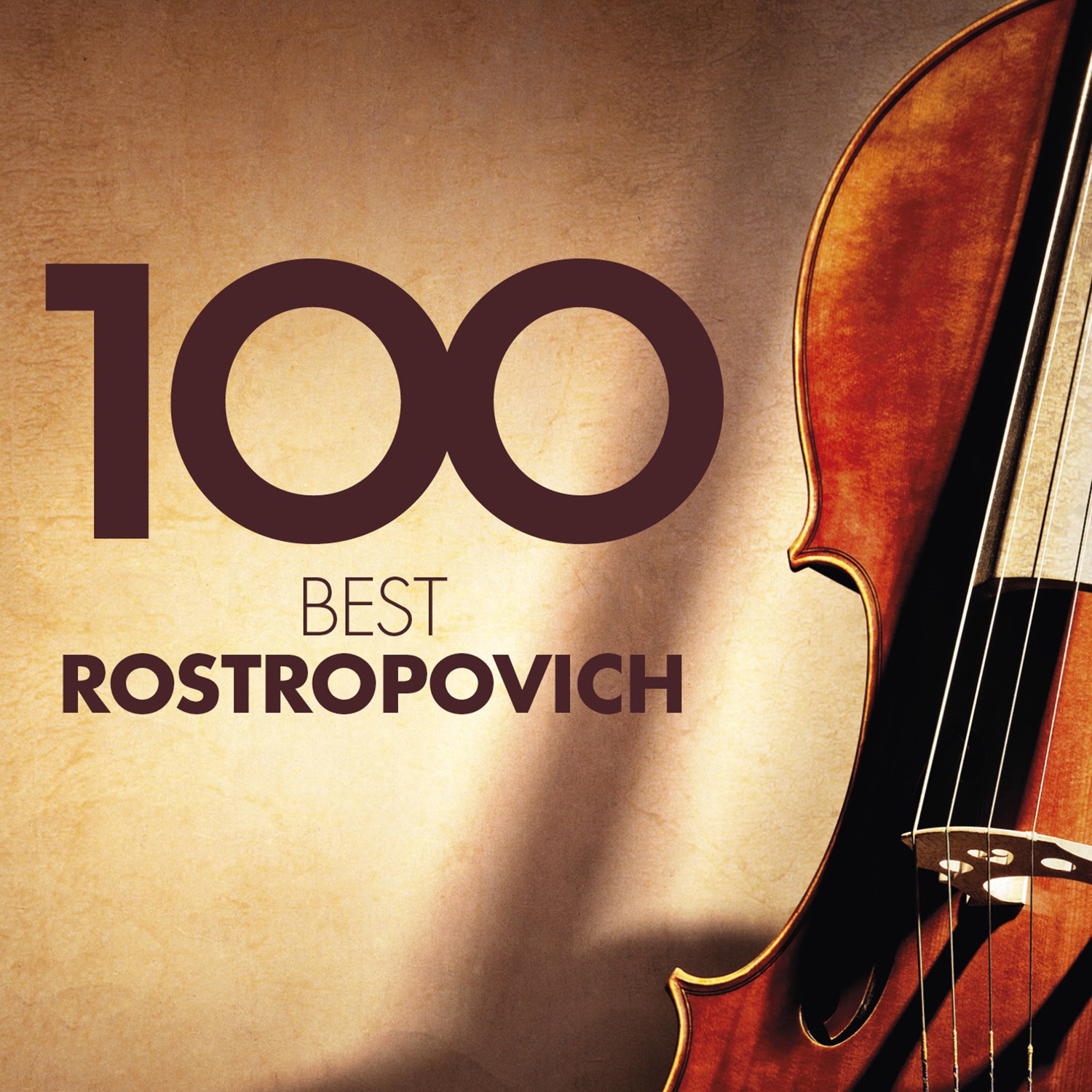 100 Best Rostropovich album cover