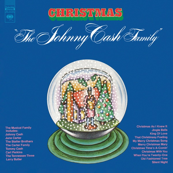 The Johnny Cash Family Christmas album cover