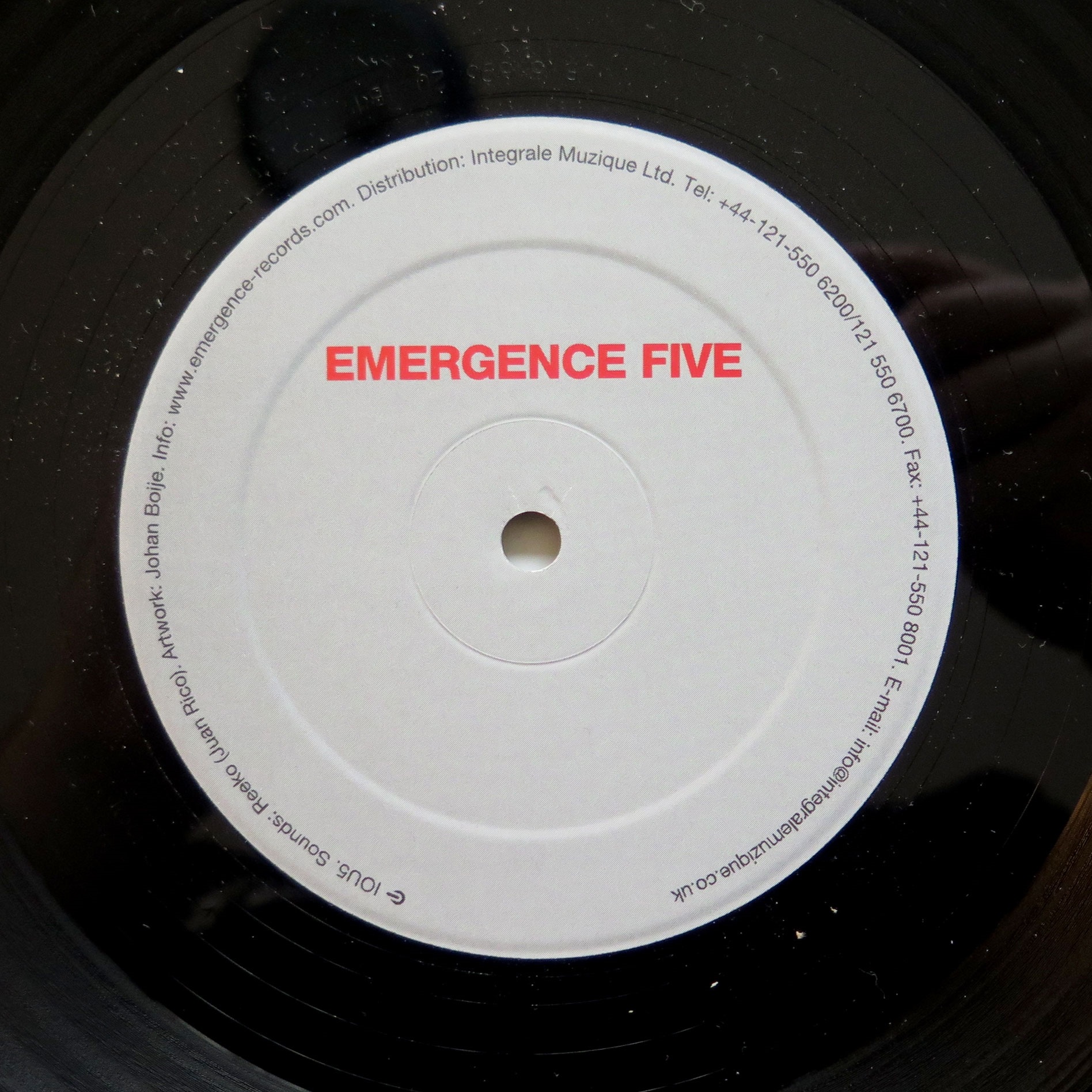 Emergence Five - Single album cover