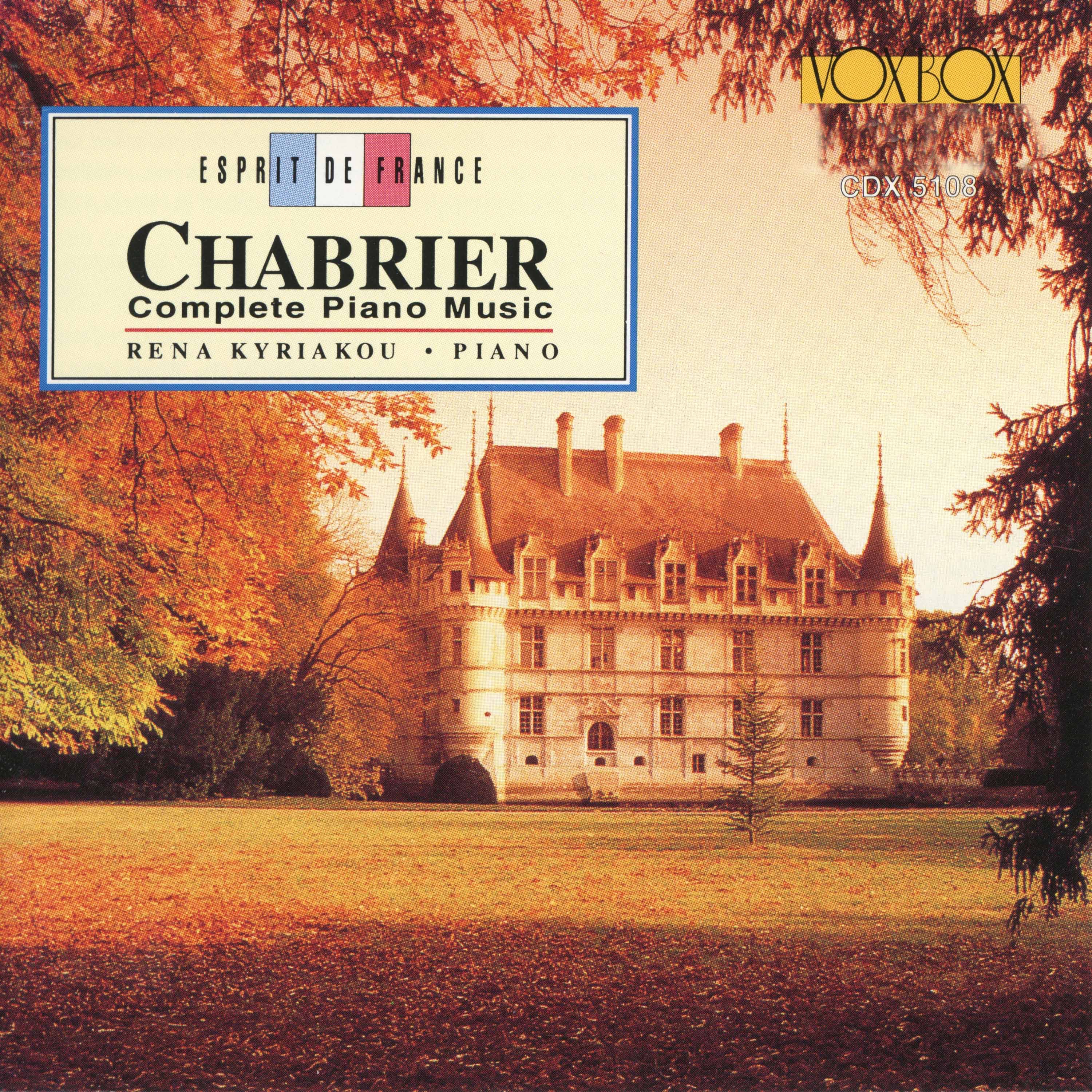 Chabrier: Complete Piano Music album cover