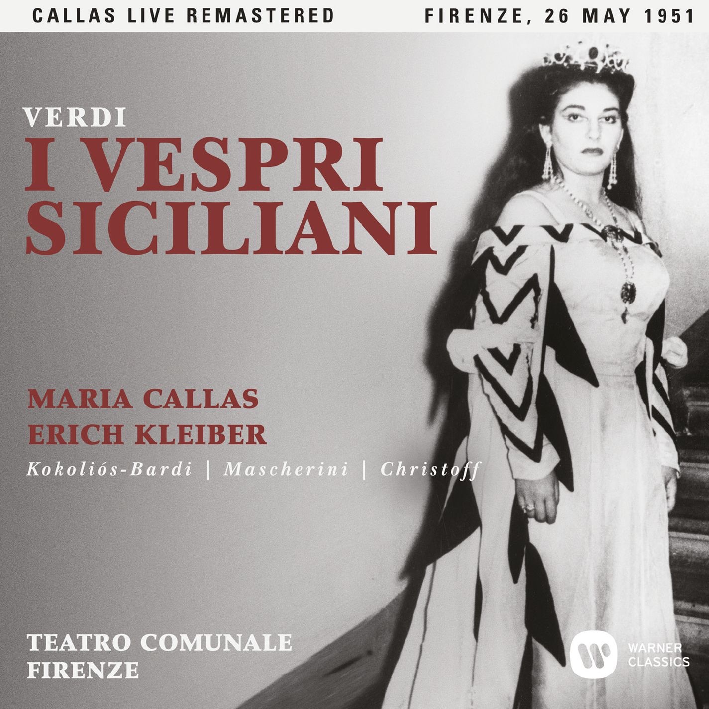 Verdi: I vespri siciliani (1951 - Florence) - Callas Live Remastered album cover