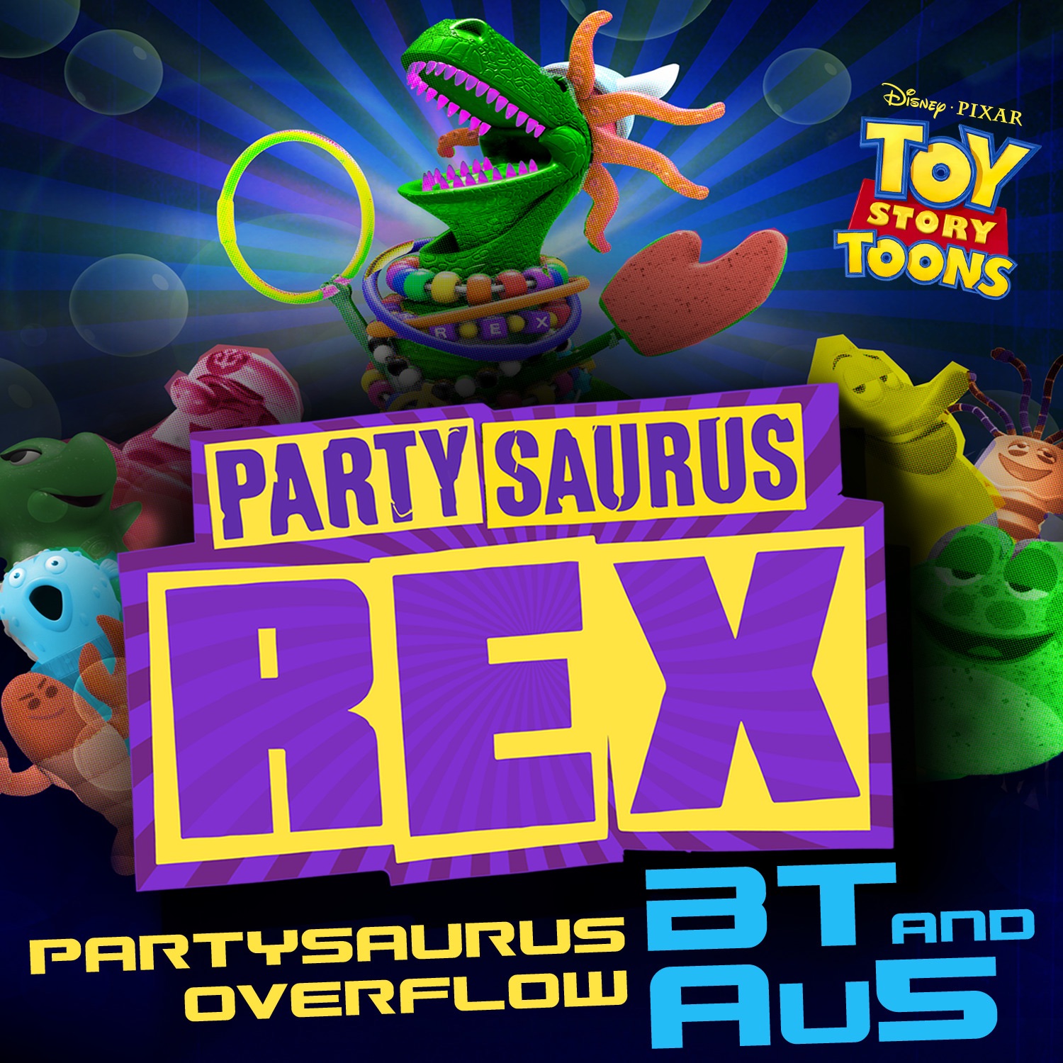 Partysaurus Overflow (Inspired by "Partysaurus Rex") - Single album cover