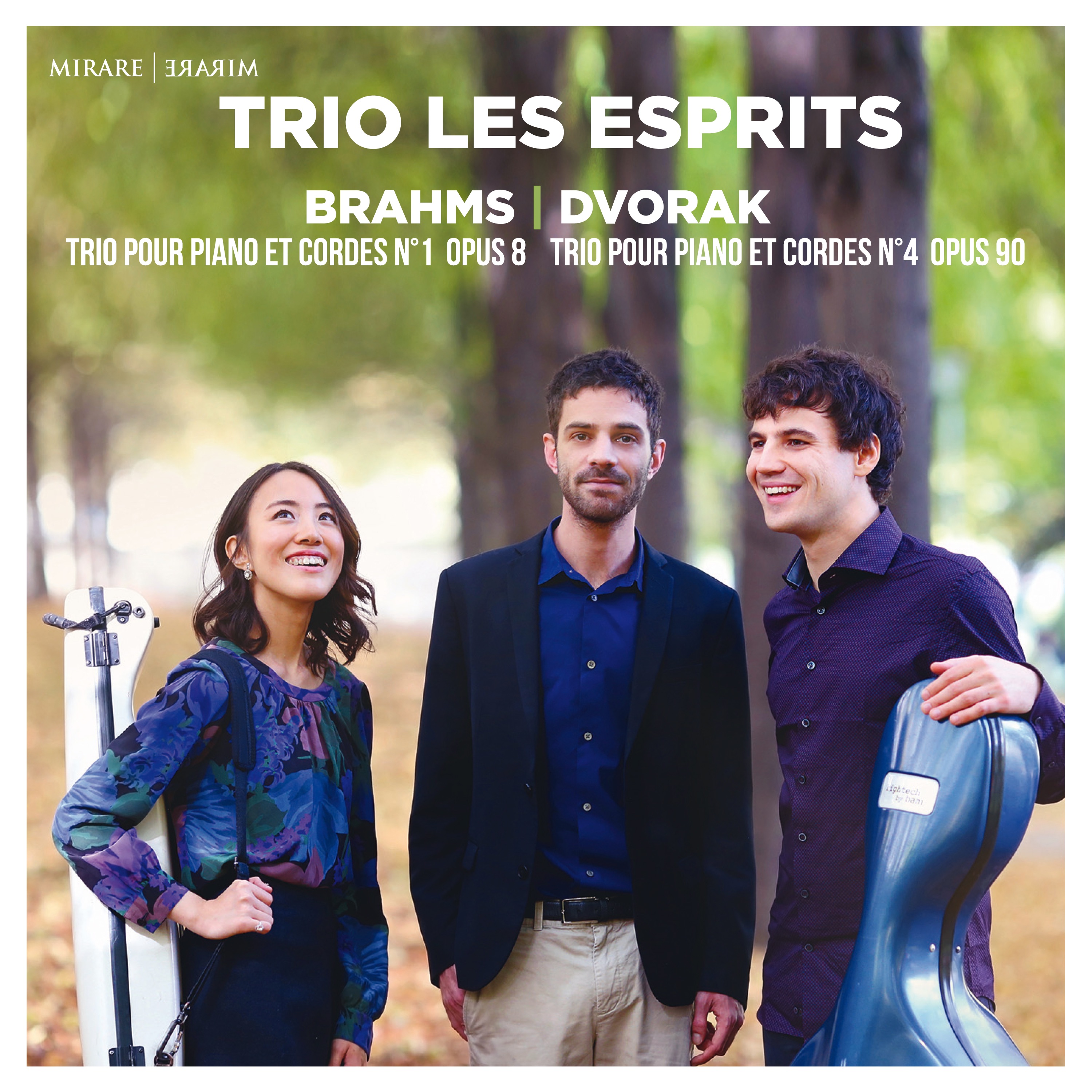 Brahms & Dvořák: Piano Trios album cover