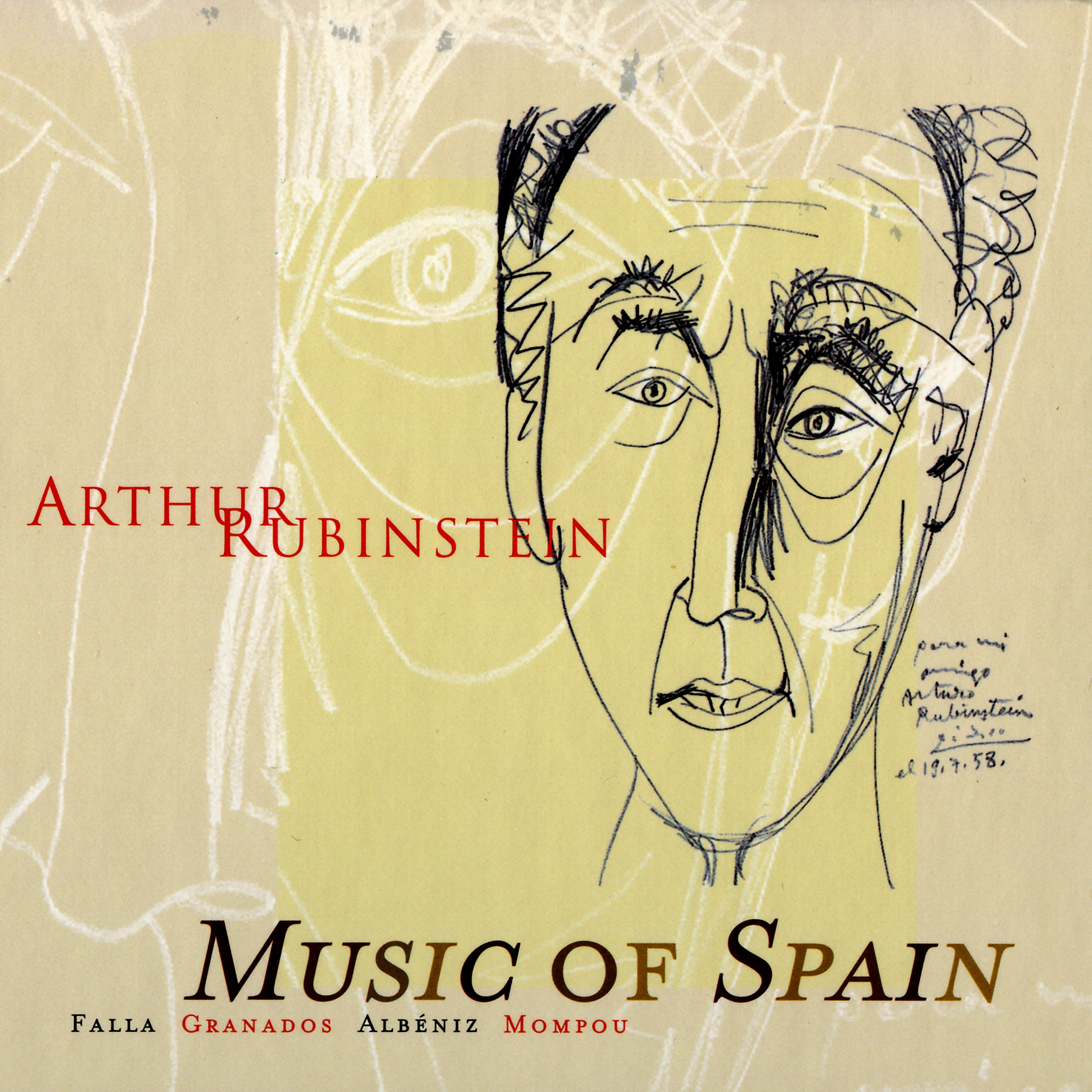Rubinstein Collection, Vol. 18: Music of Spain, Works by Falla, Granados, Albéniz, Mompou album cover