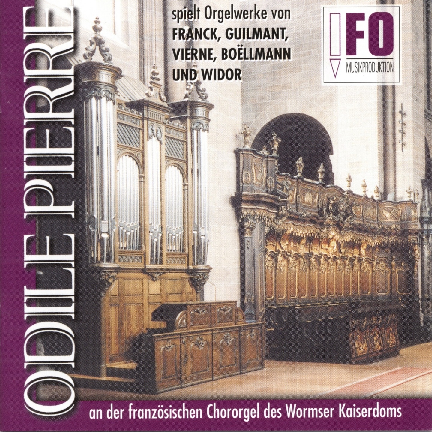 Odile Pierre an der französischen Chororgel des Wormser Kaiserdoms album cover