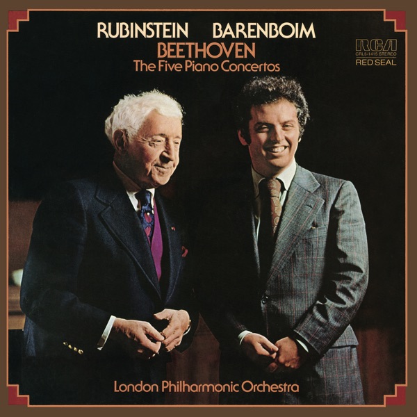 Beethoven: The Five Piano Concertos album cover
