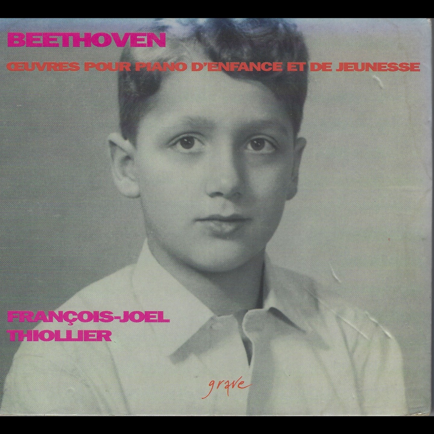 Beethoven: Œuvres pour piano d'enfance et de jeunesse album cover