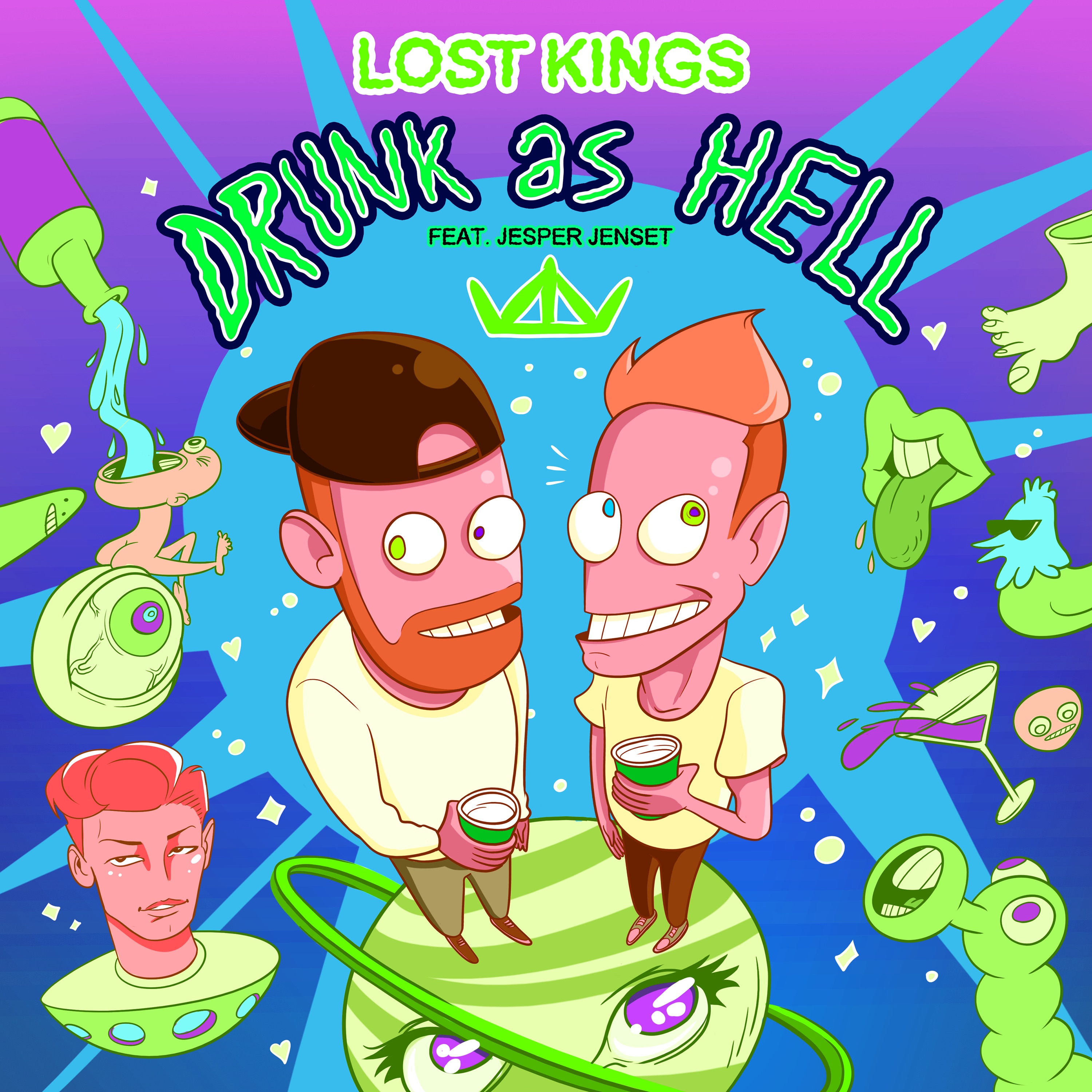Drunk as Hell (feat. Jesper Jenset) - Single album cover
