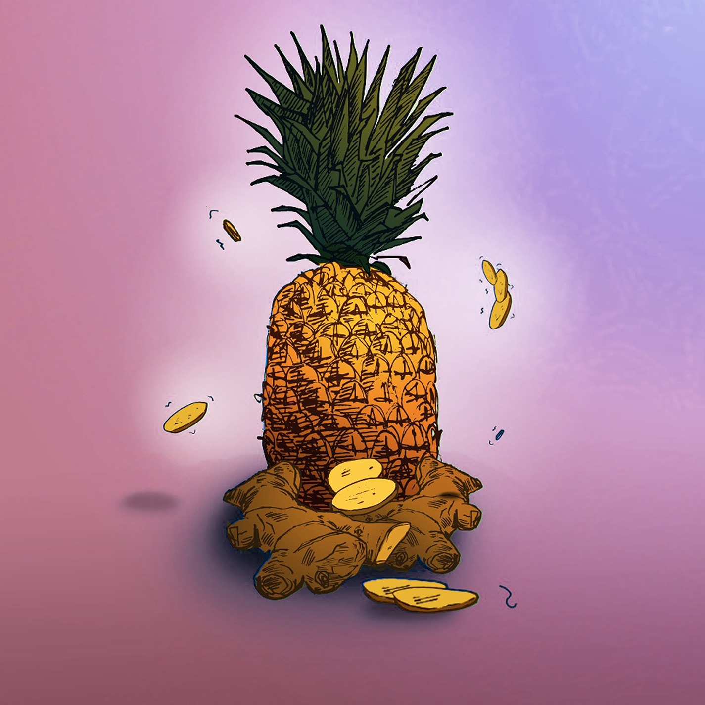 Pine & Ginger (Remix) [feat. Popcaan & Kranium] - Single album cover